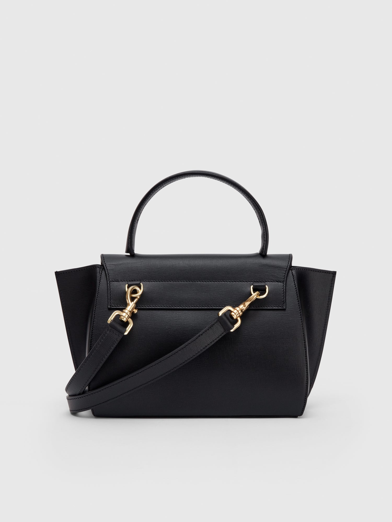 Arezzo Black Saffiano Handbag