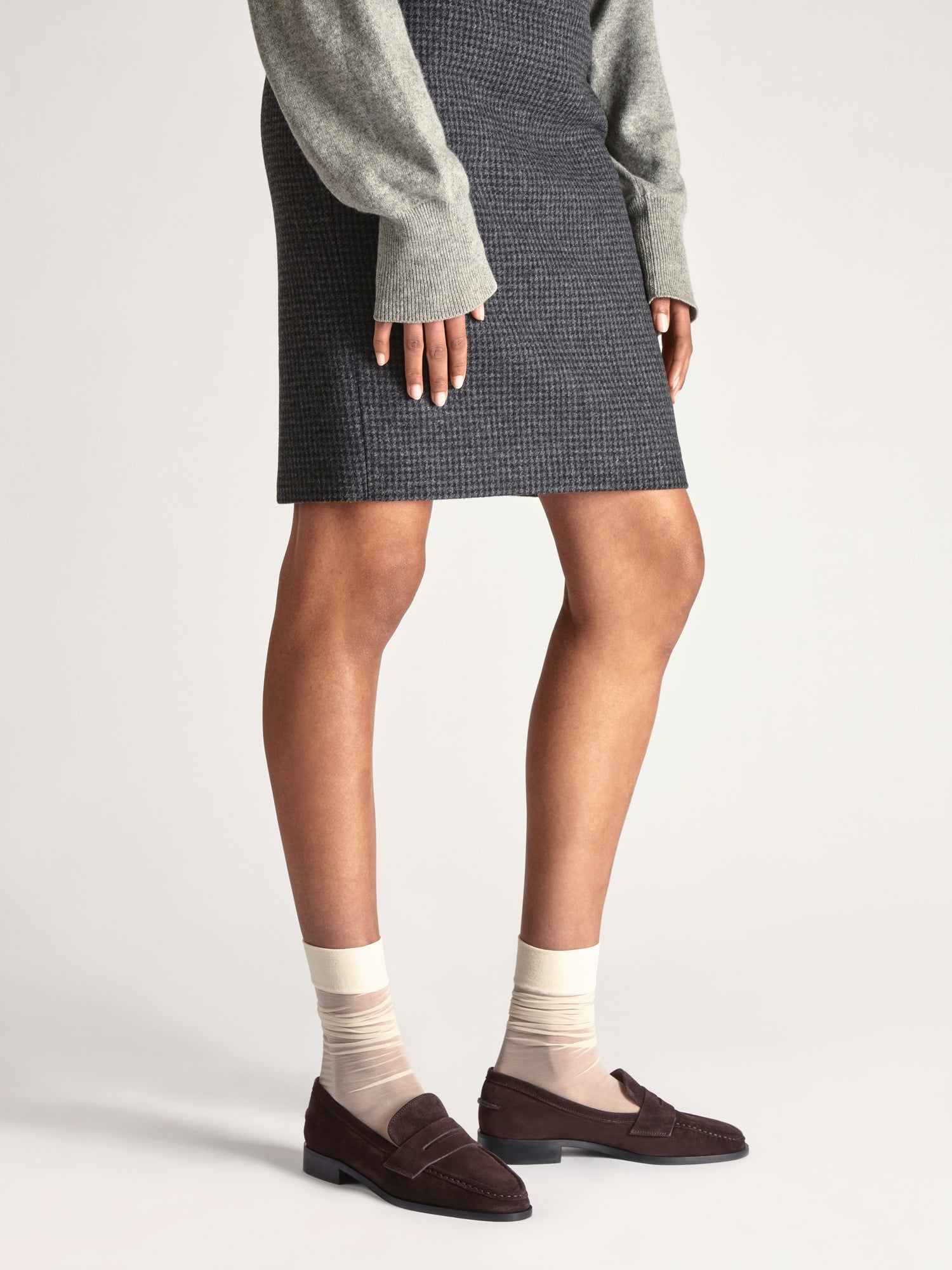 Airola Walnut Suede Loafers