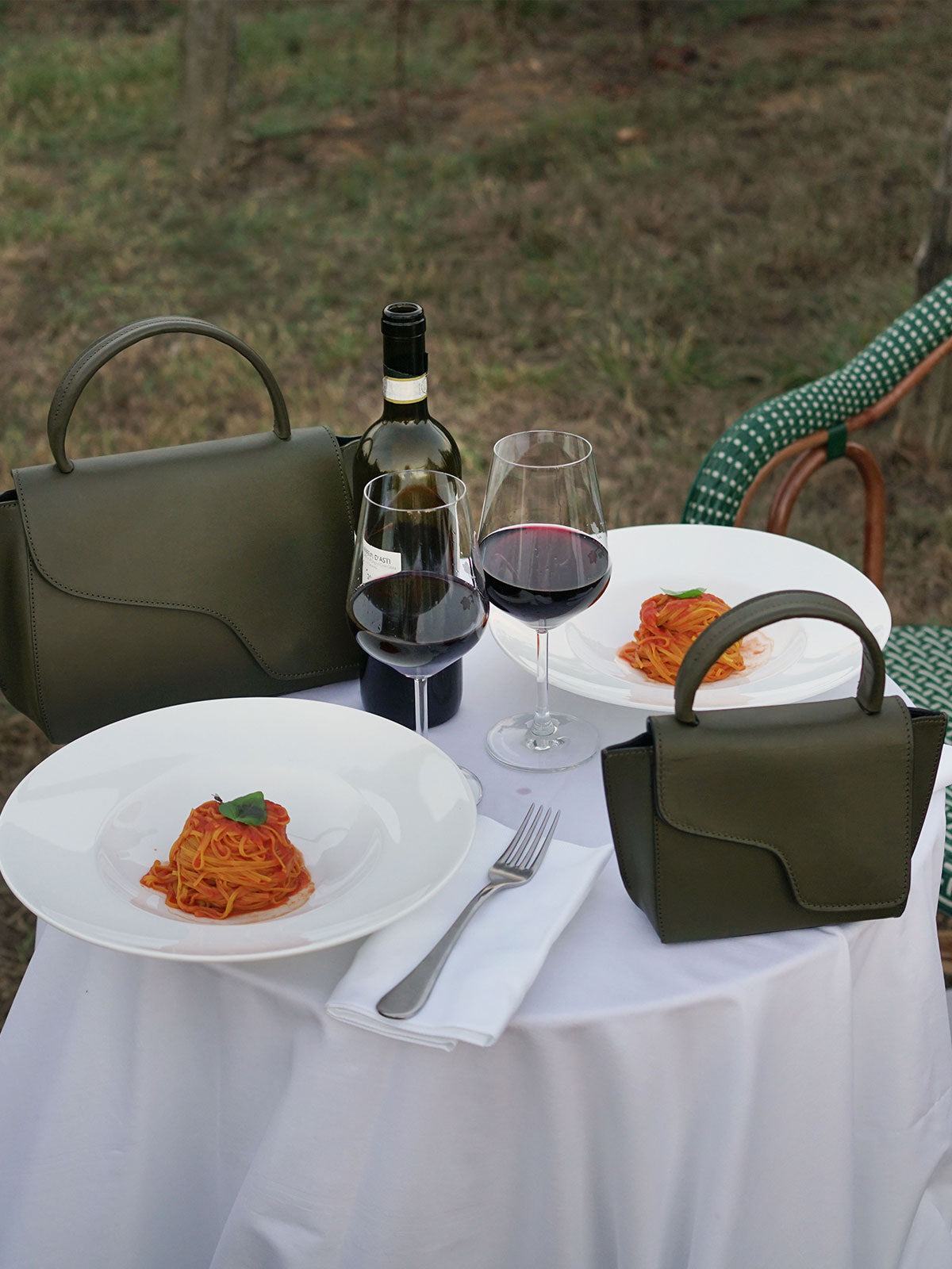 Montalcino Turtle Leather Mini handbag