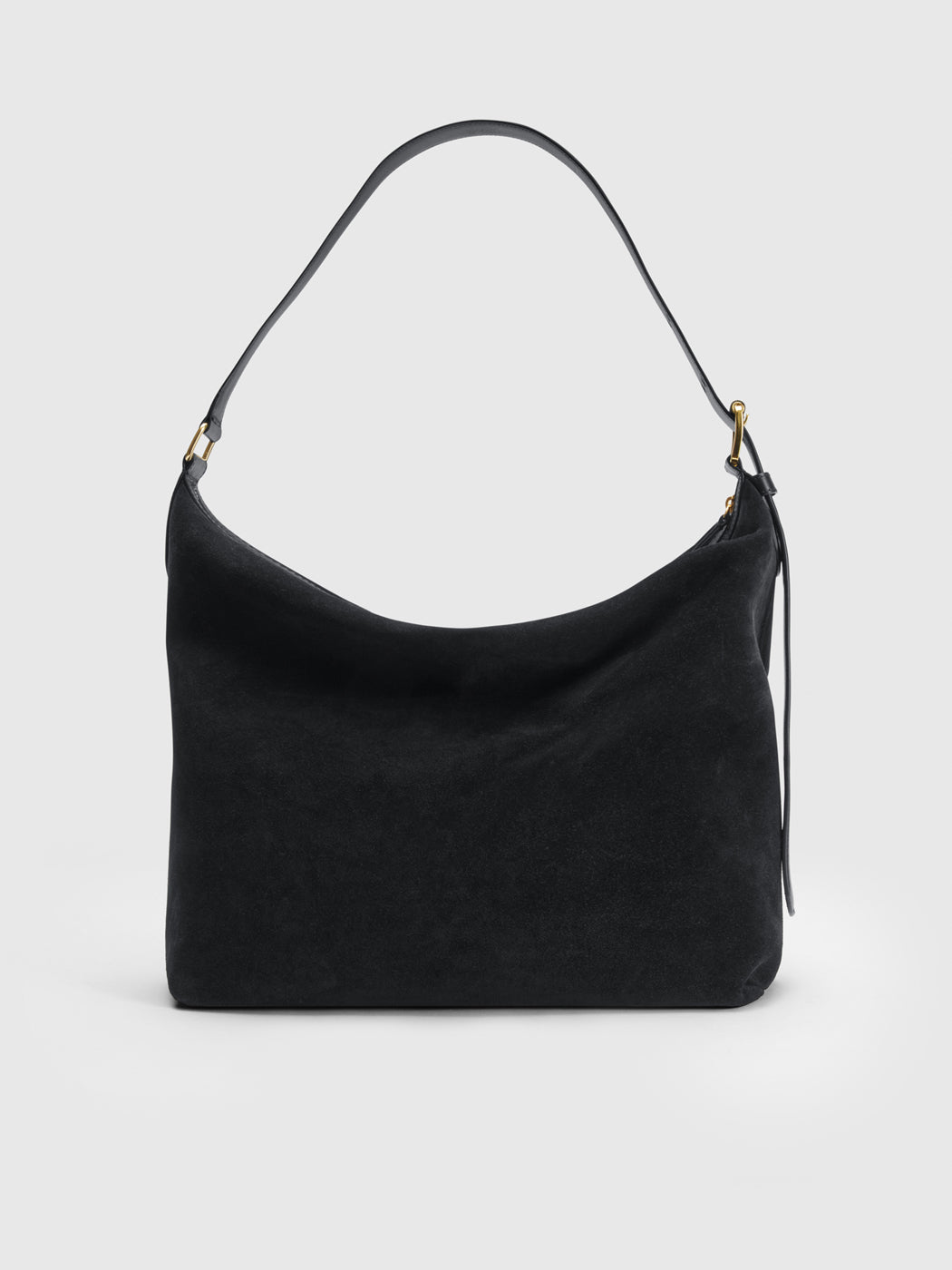 Bassano Black Suede/Leather Tote bag