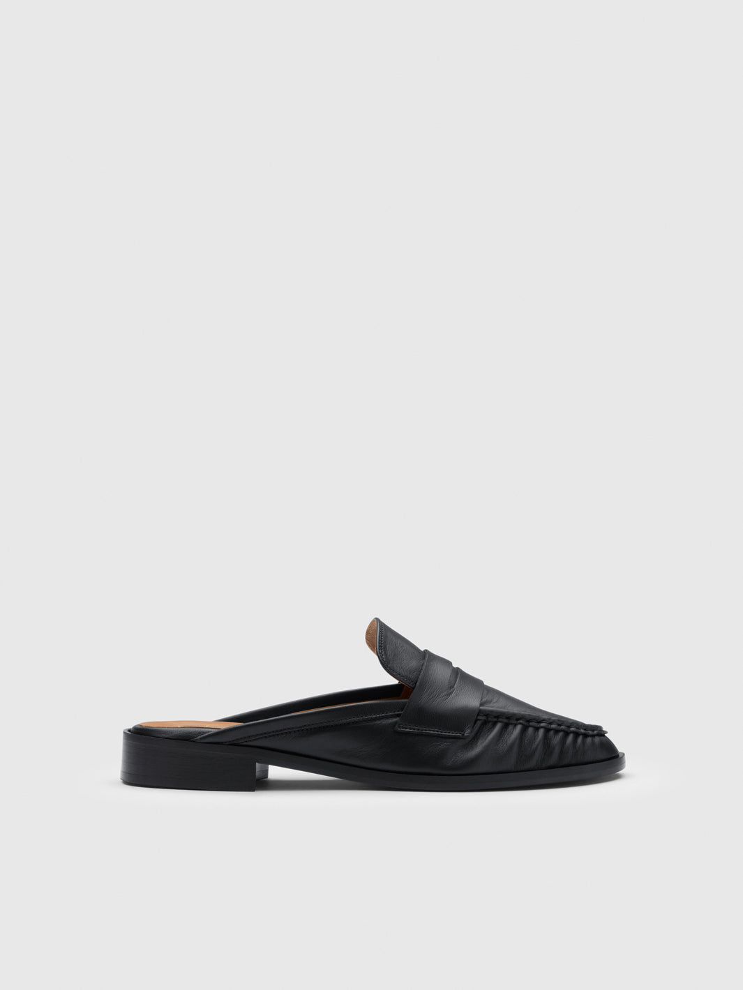 Capriana Black Nappa Slip-ins