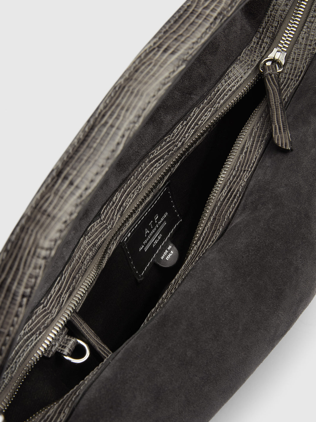 Castellare Peltro Suede/Printed Lizard