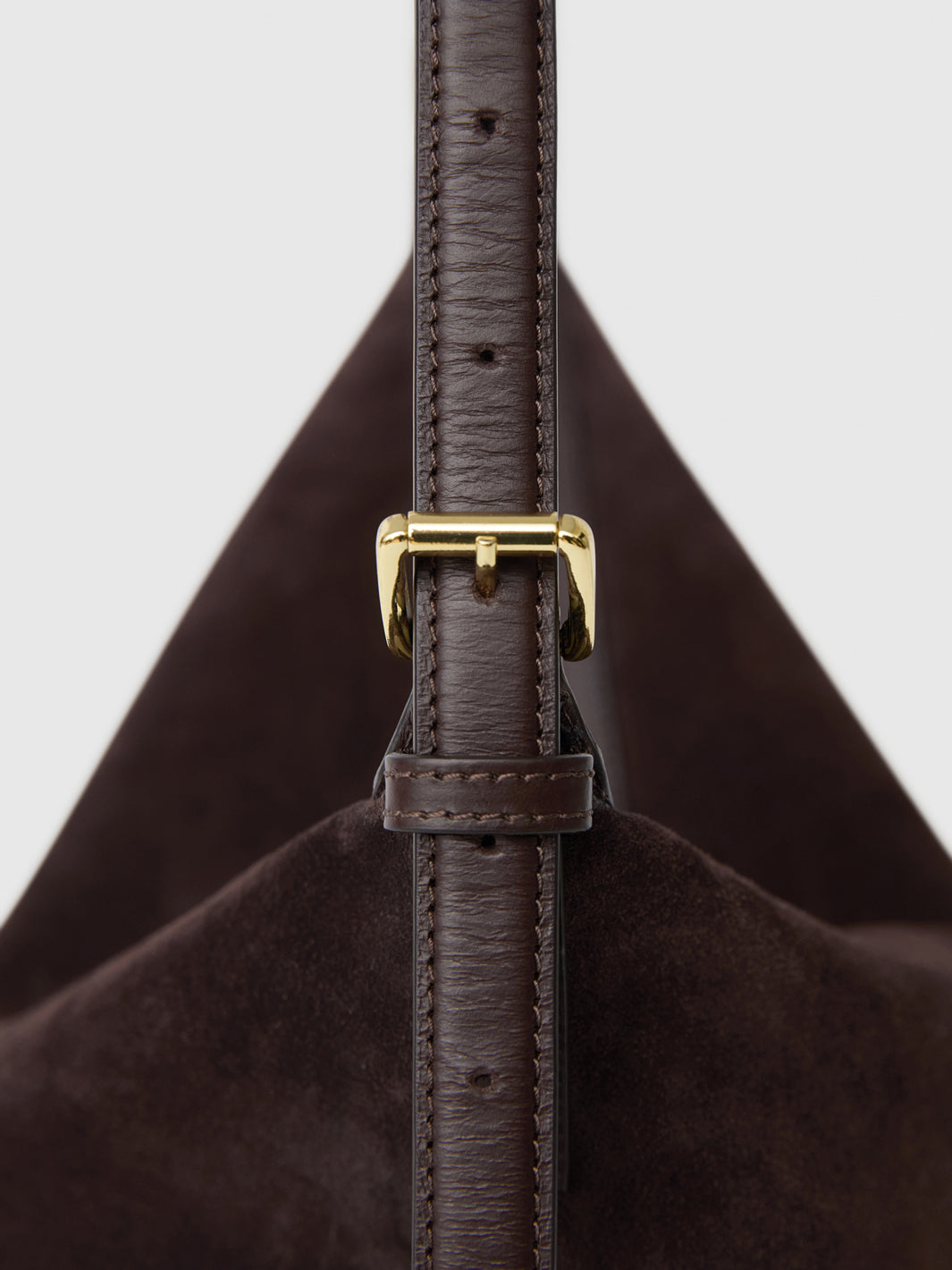 Castellare Walnut Suede Shoulder bag