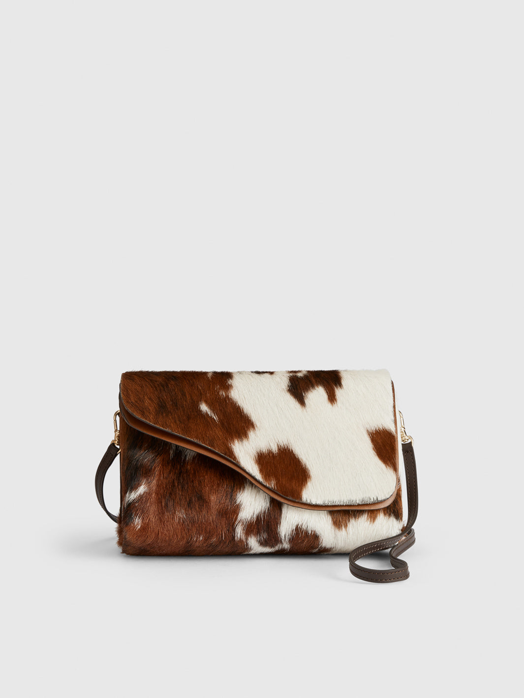 Corinaldo Unique Cow Print Pouch bag