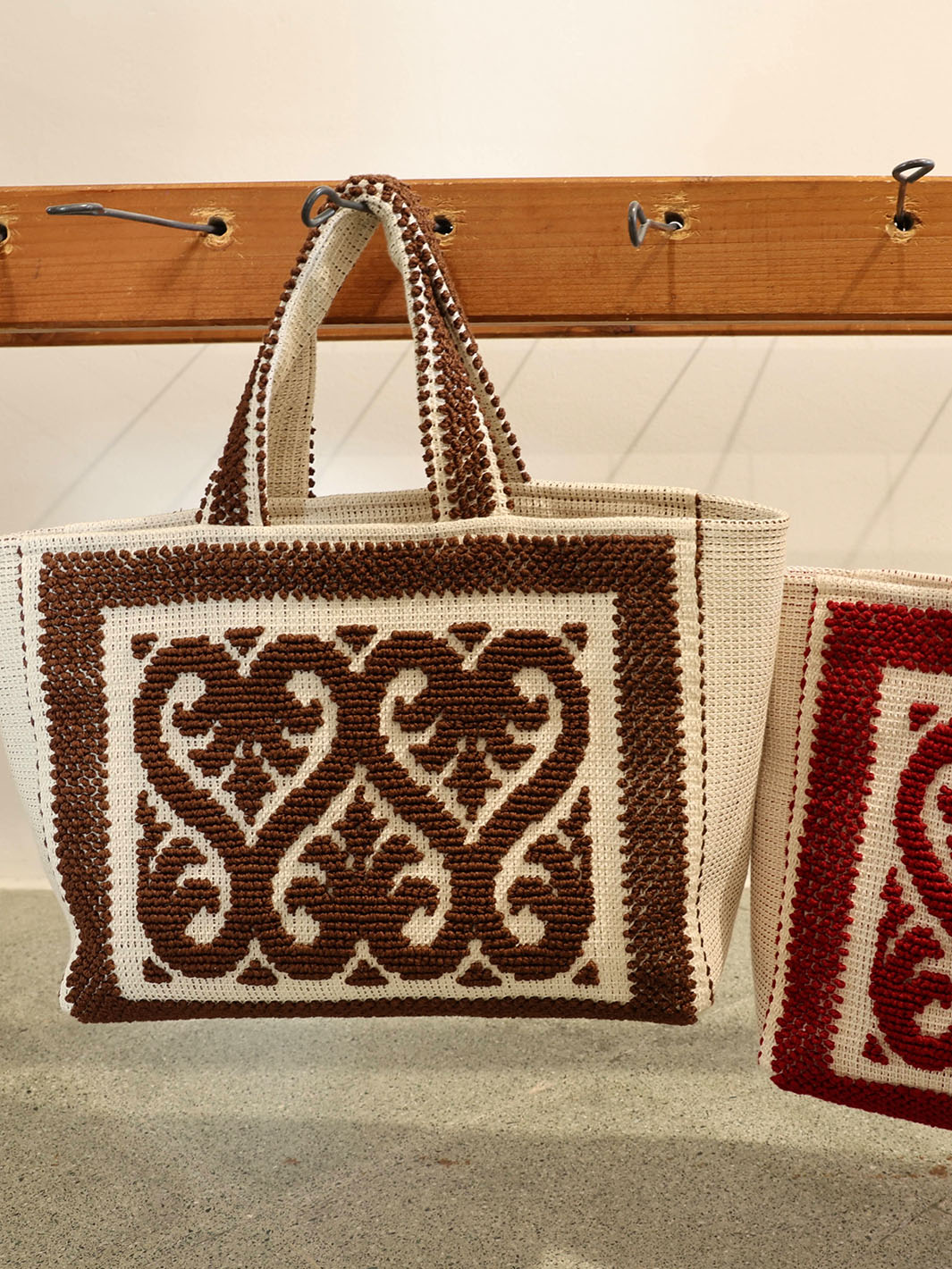 Costantine Walnut Cotton Mini Tote Bag