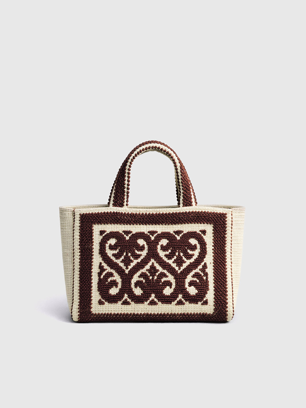 Costantine Walnut Cotton Mini Tote Bag