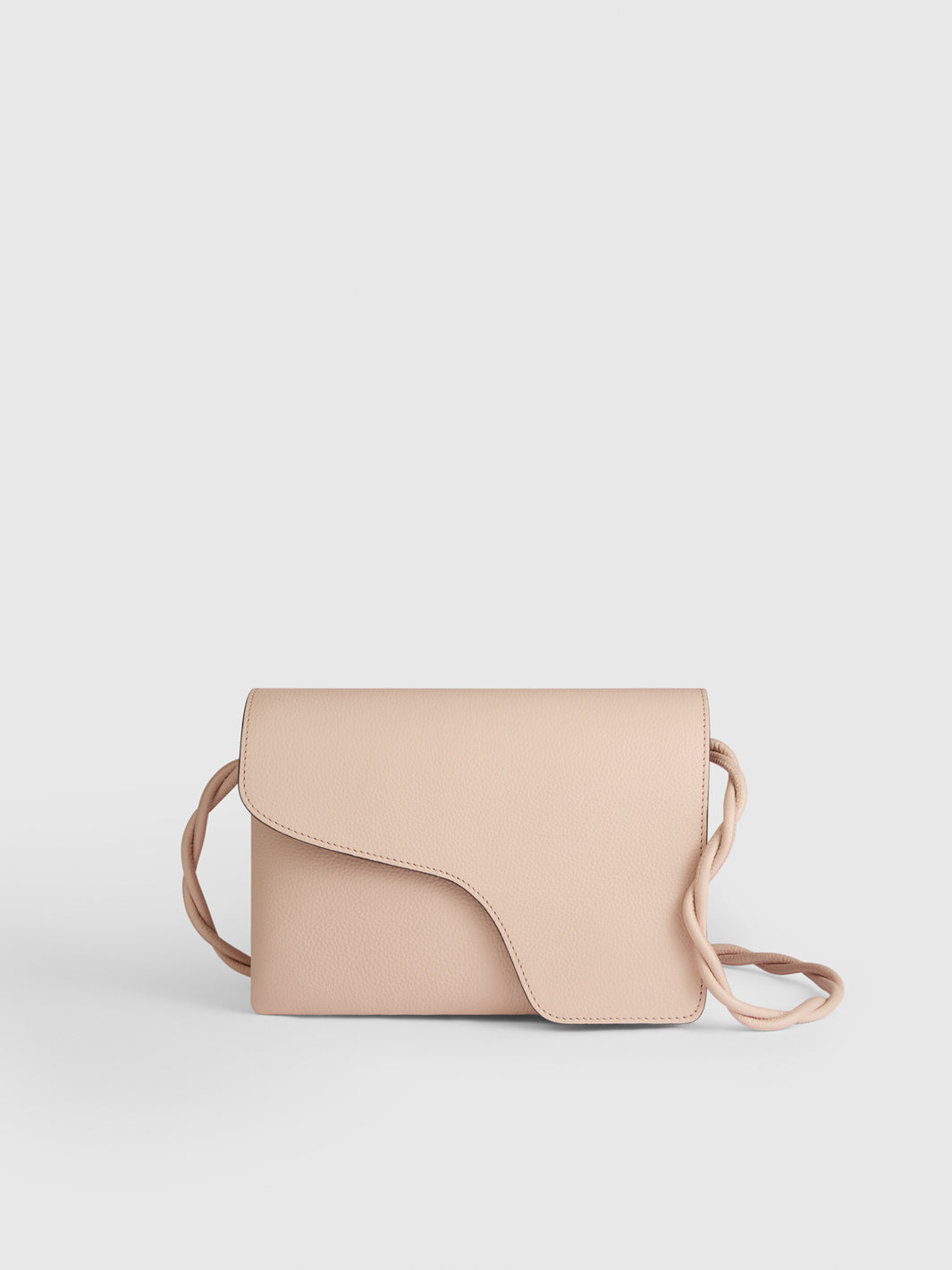 Duronia Cipria Grained Leather Mini crossbody bag