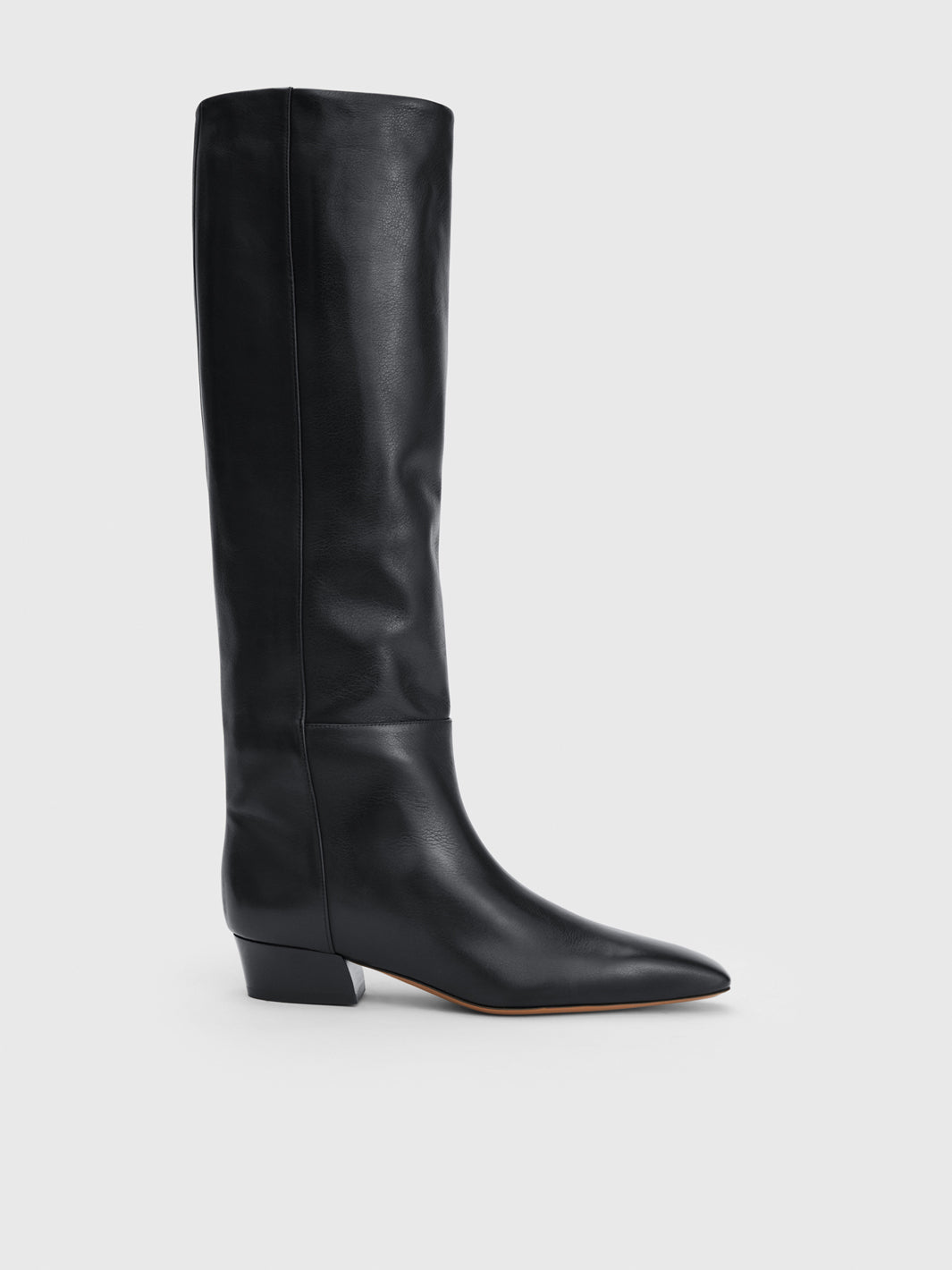 Erve Black Leather Knee high boots | ATP Atelier | Official Site Erve Black Leather Knee high boots | ATP Atelier | Official Site