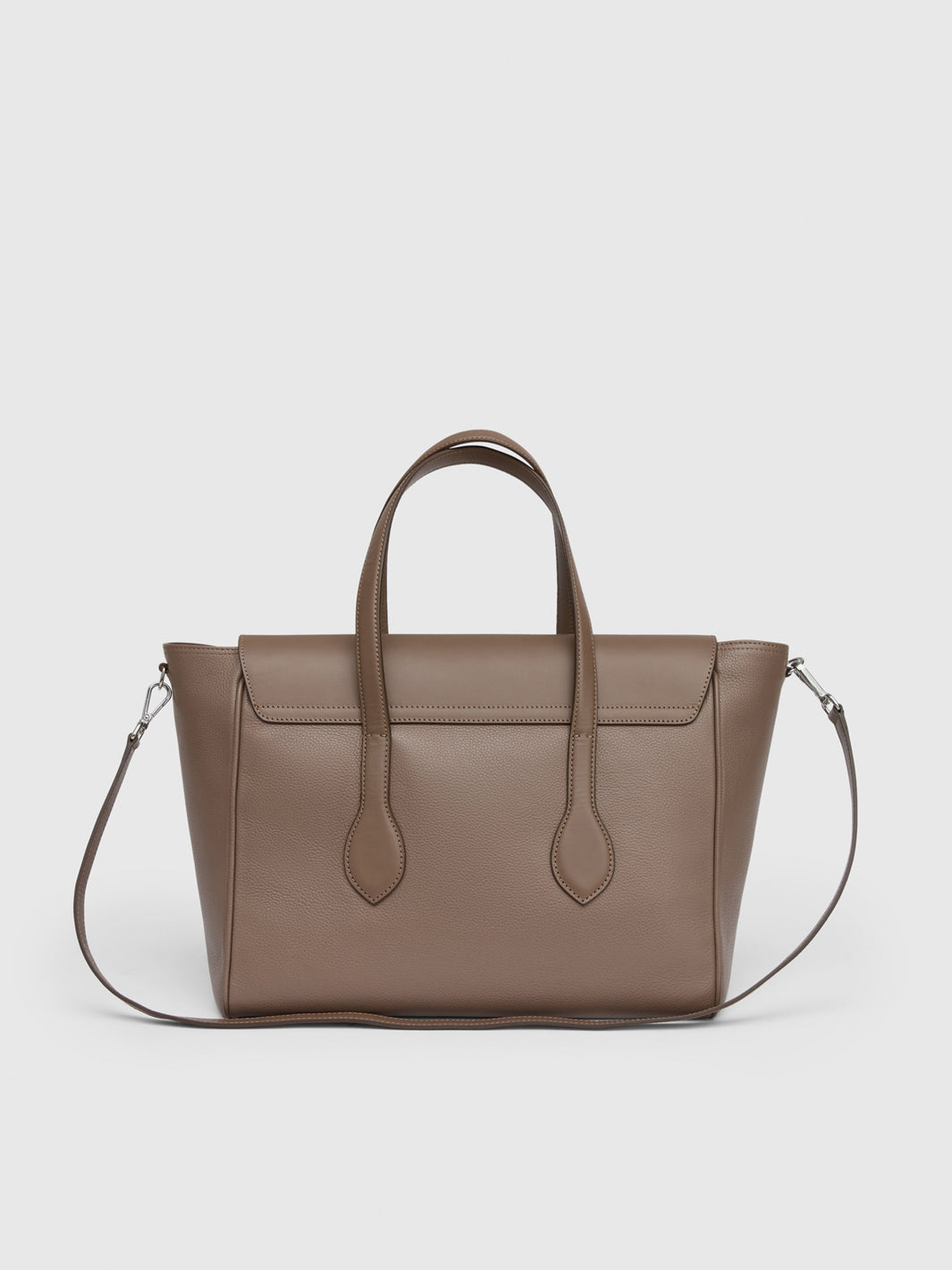 Merlara Tahini Grained Leather/Leather Large handbag