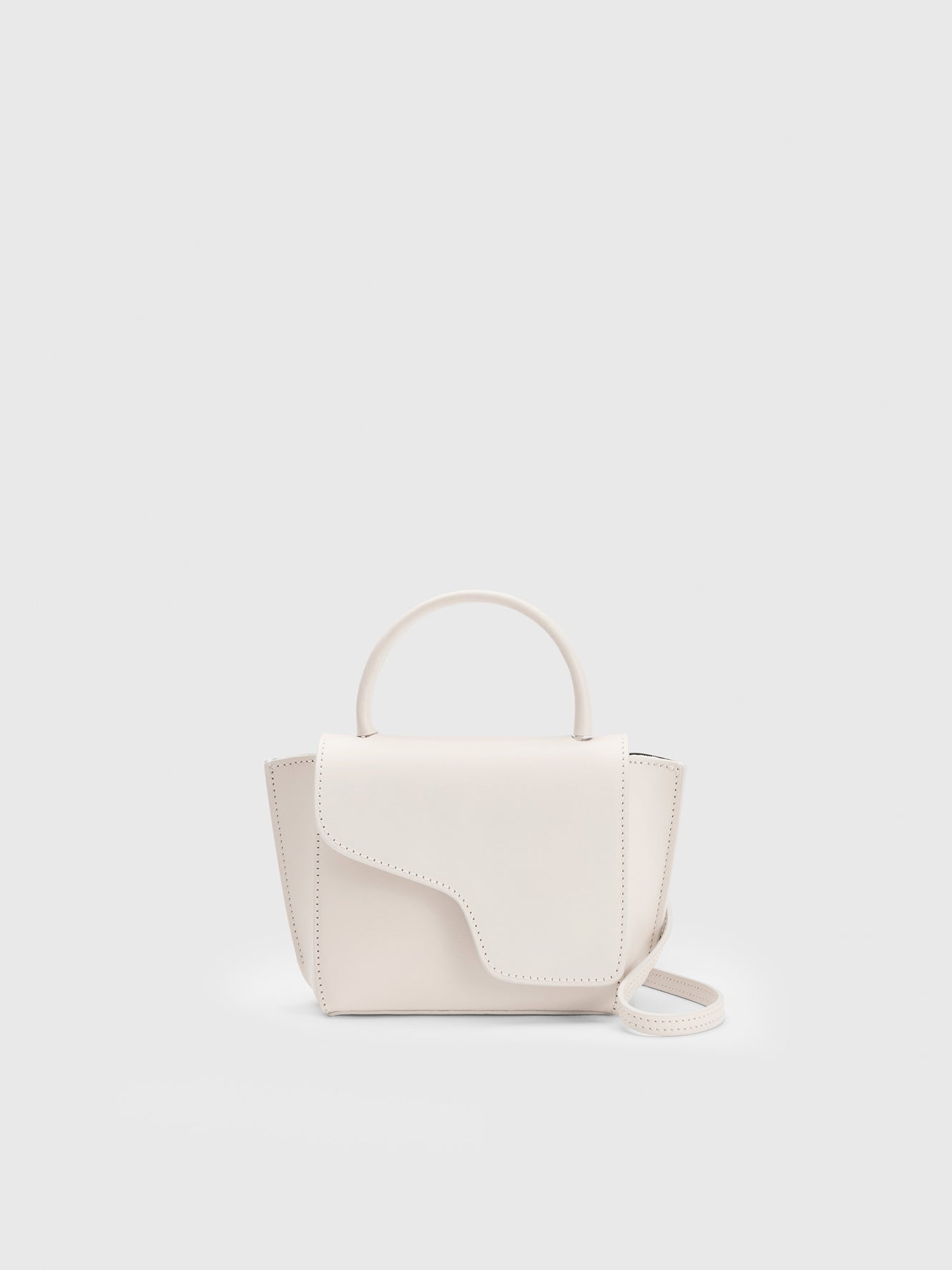 Montalcino Linen Leather Mini handbag
