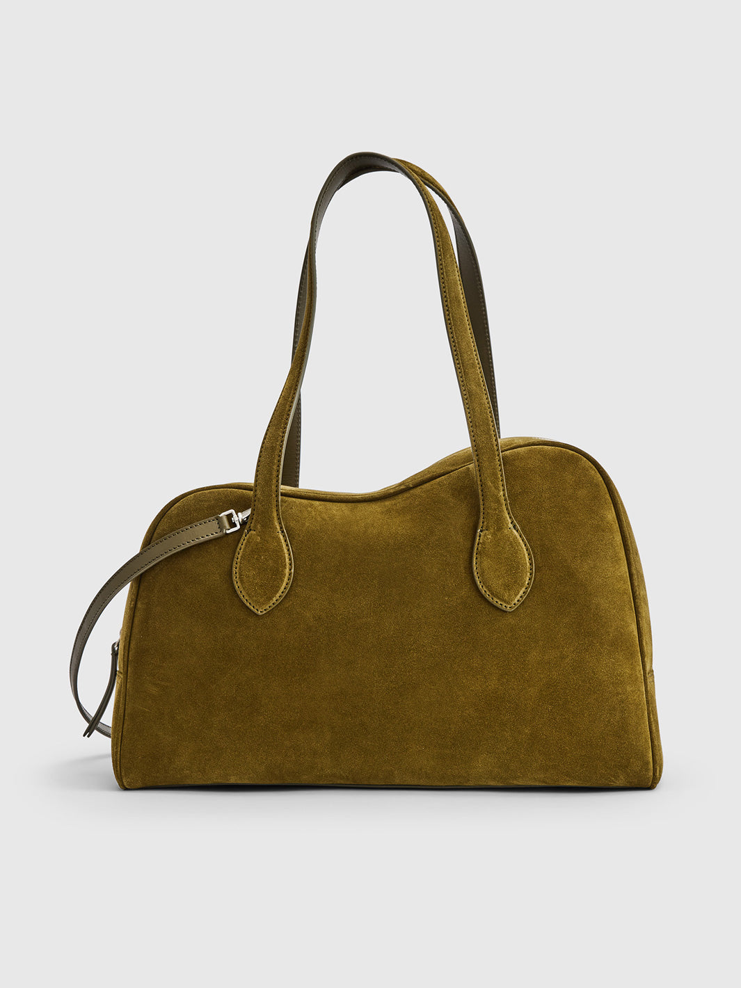 Noale Muschio Suede Top handle bag