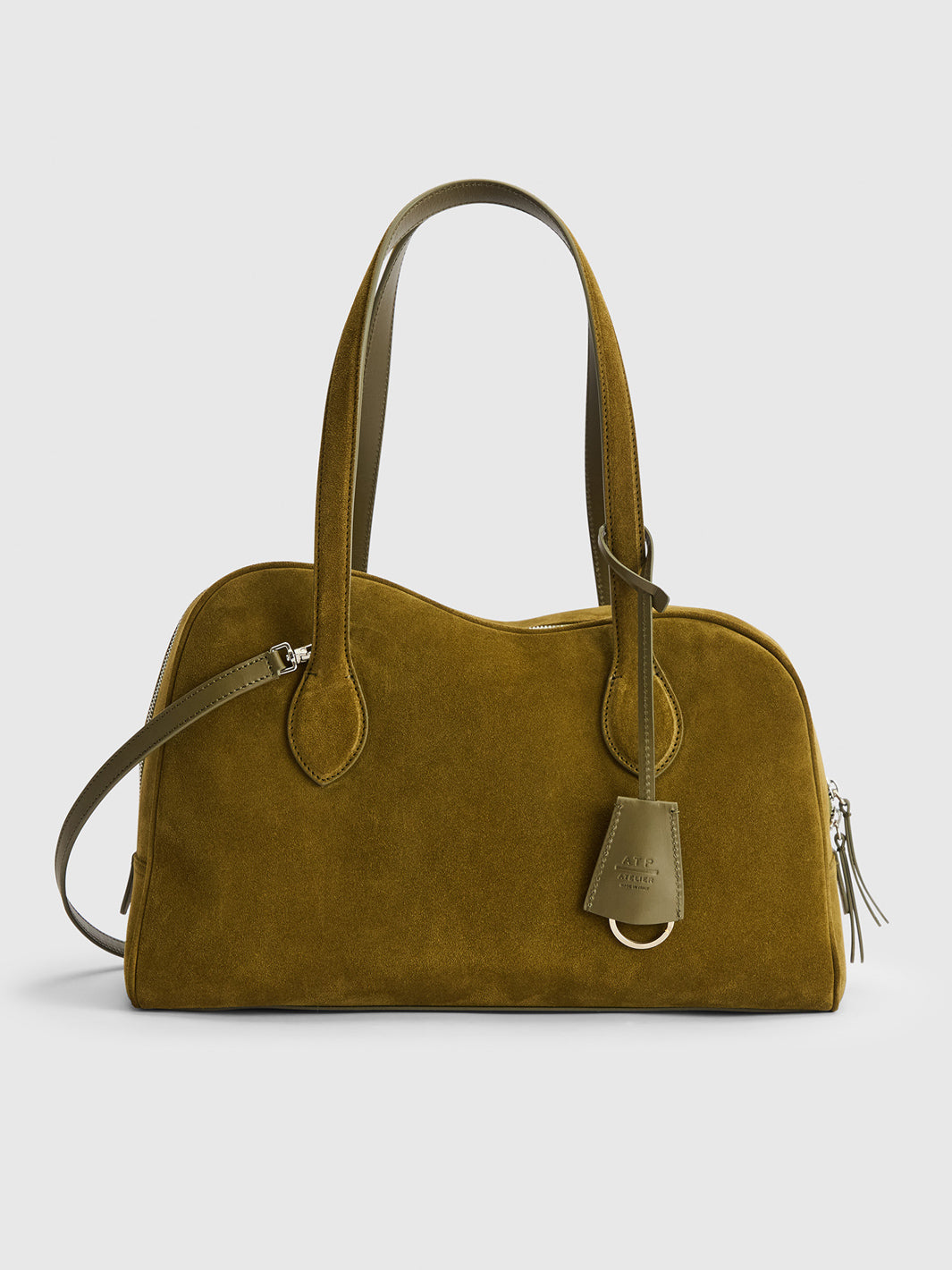 Noale Muschio Suede Top handle bag