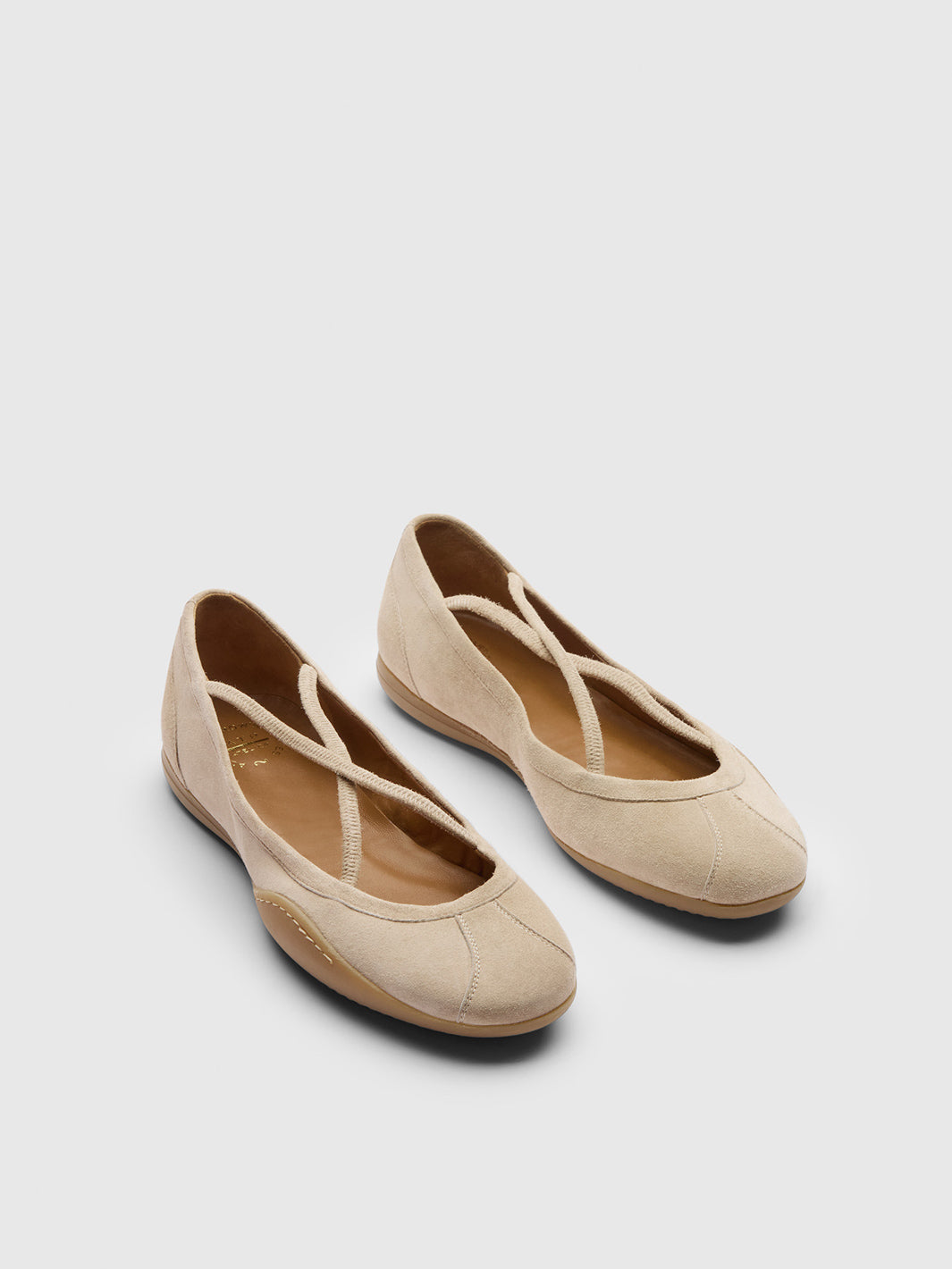 Sella Cipria Suede Ballet flats
