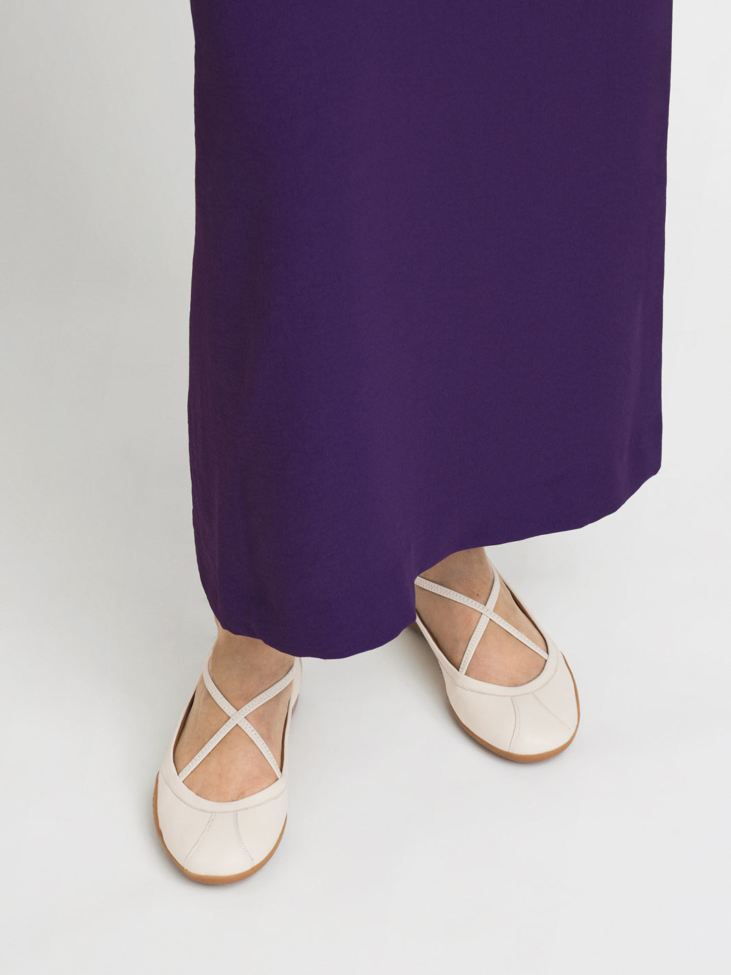 Sella Linen Nappa Ballet flats