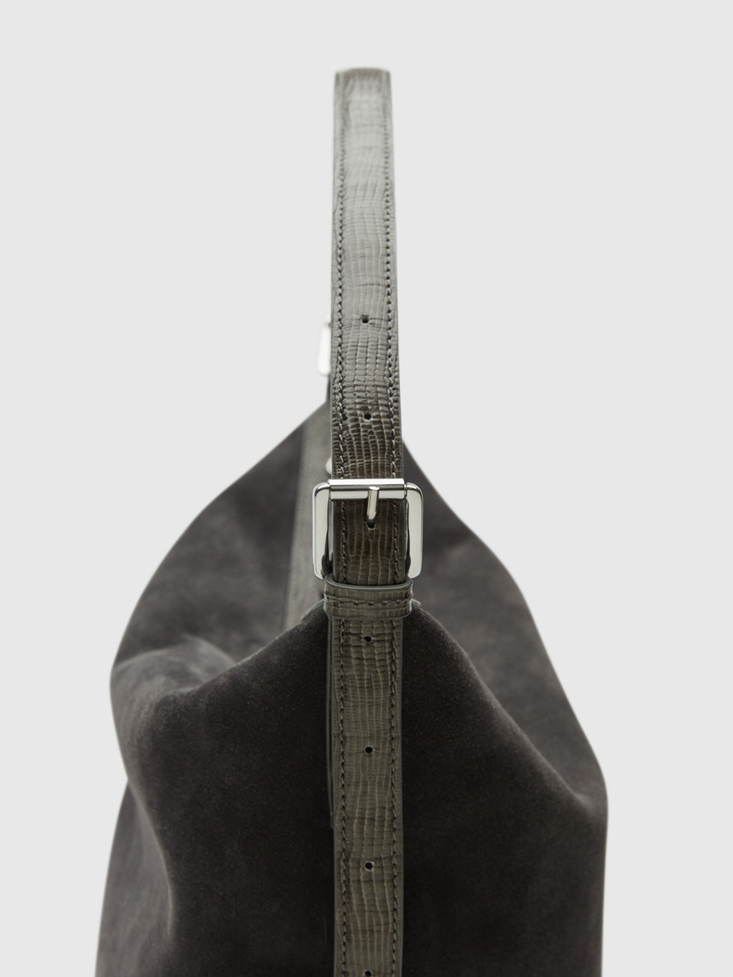 Tolve Peltro Suede/Printed Lizard Tote bag