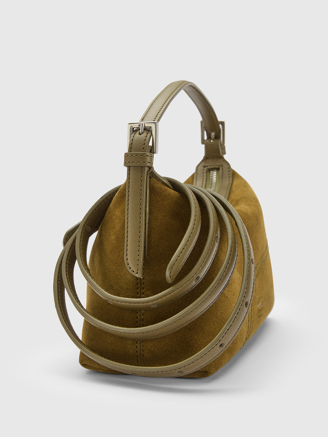 Vadena Muschio/Turtle Suede/Leather Pouch