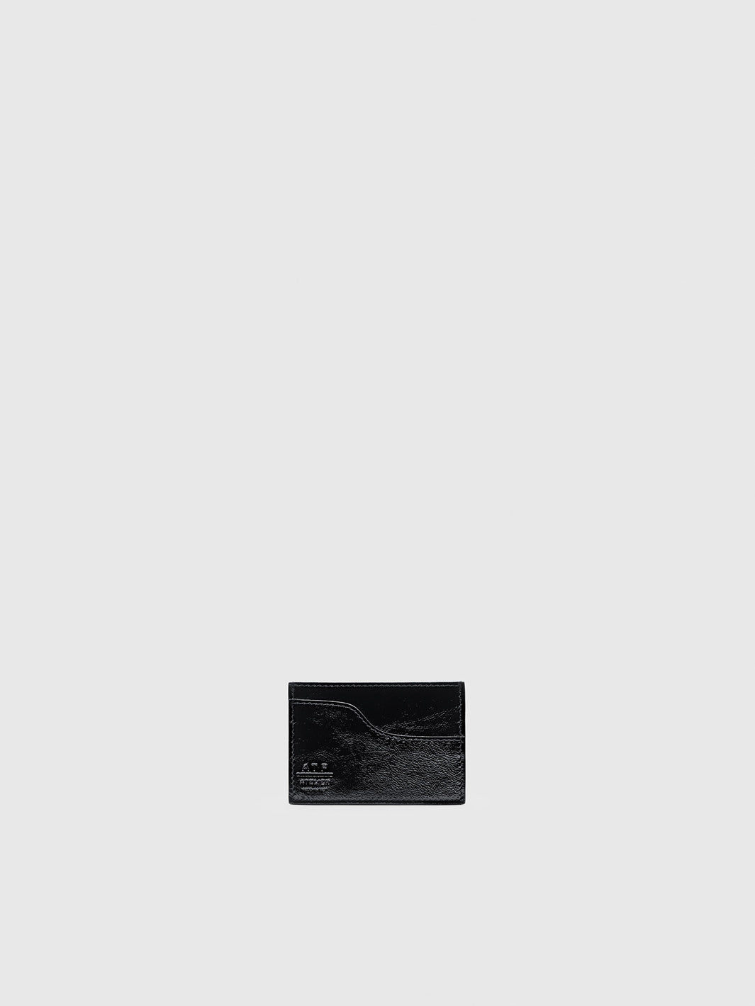 Vinci Black Naplak Leather Card holder