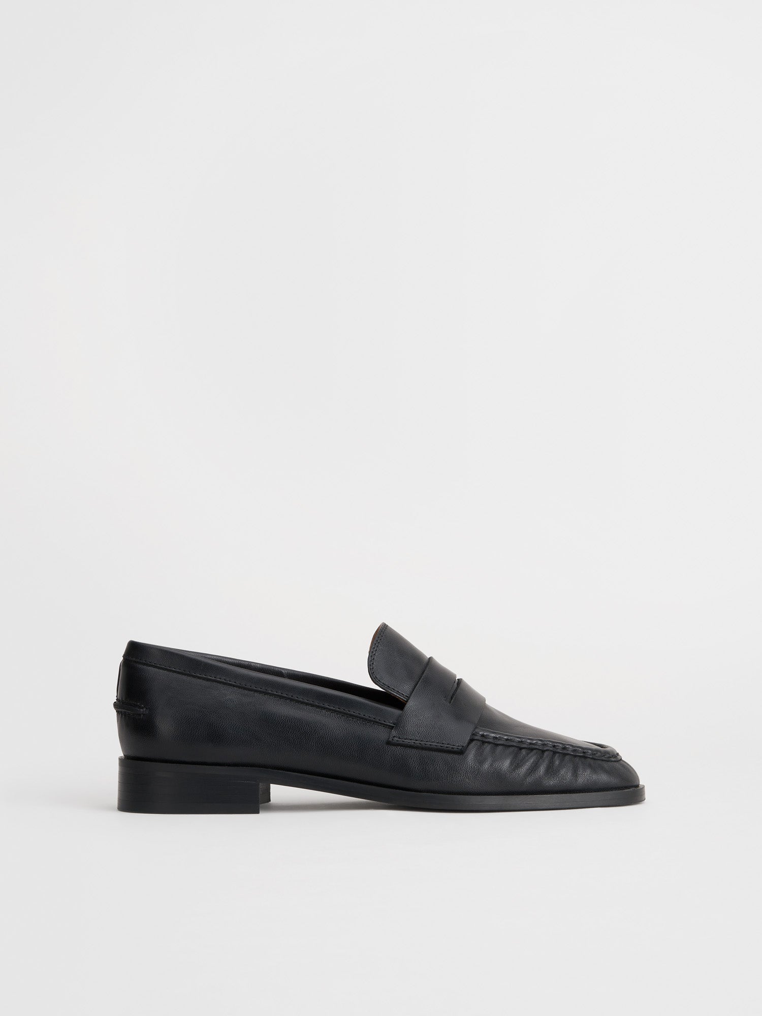 Airola Black Nappa Loafers