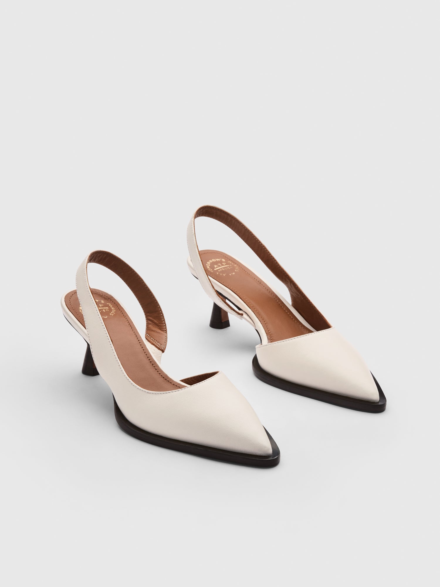 Desana Linen Nappa Slingbacks