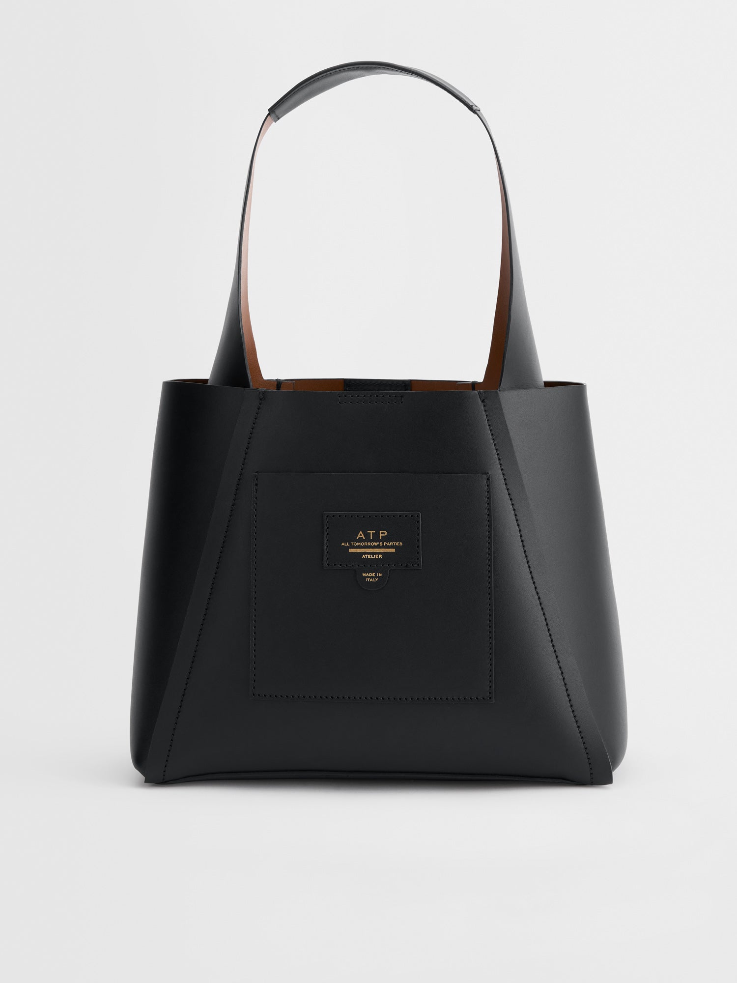 Sensano Black Nappa Tote bag