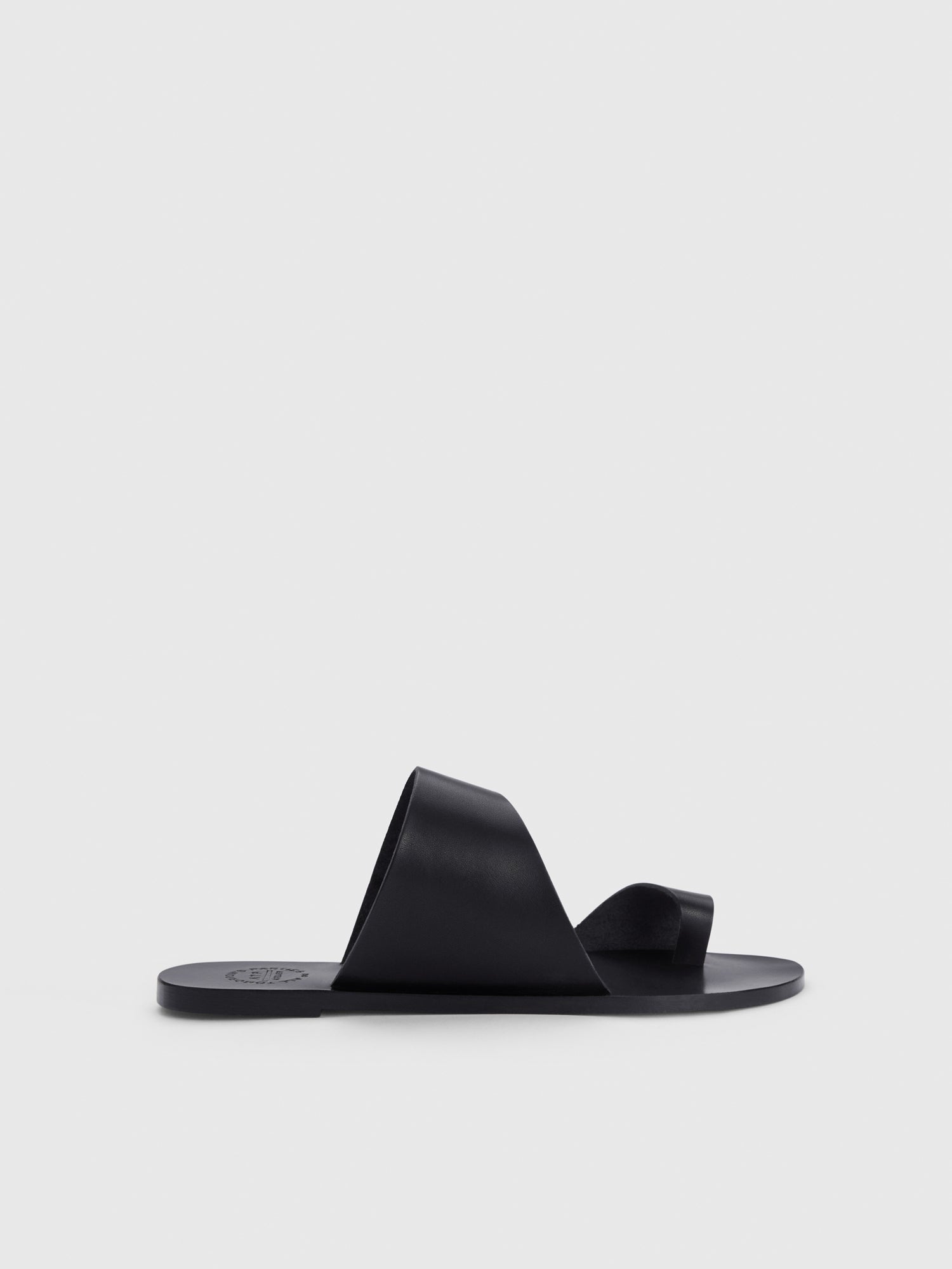 Centola black cutout sandals