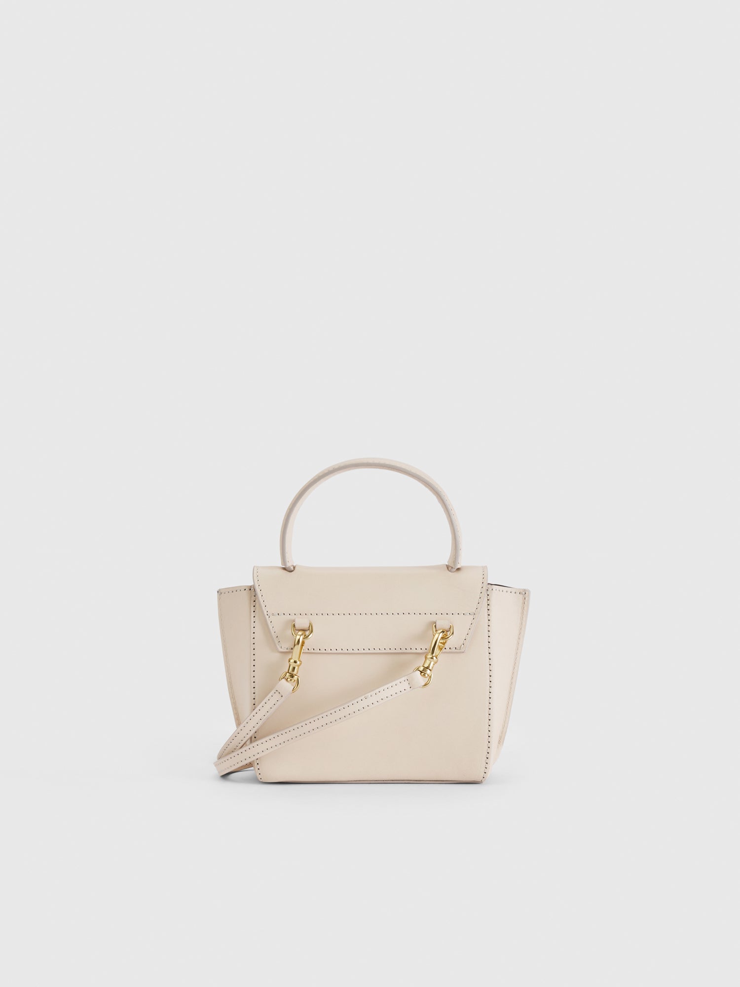 Montalcino Limestone Leather Mini handbag