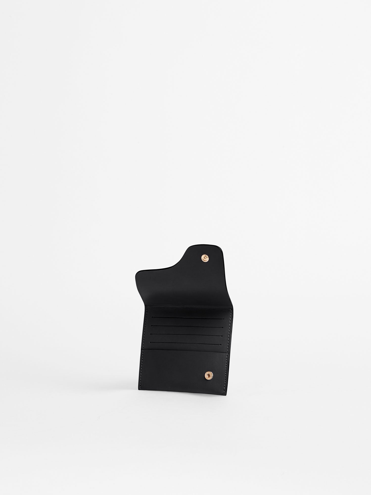 Olba Black Leather Wallet