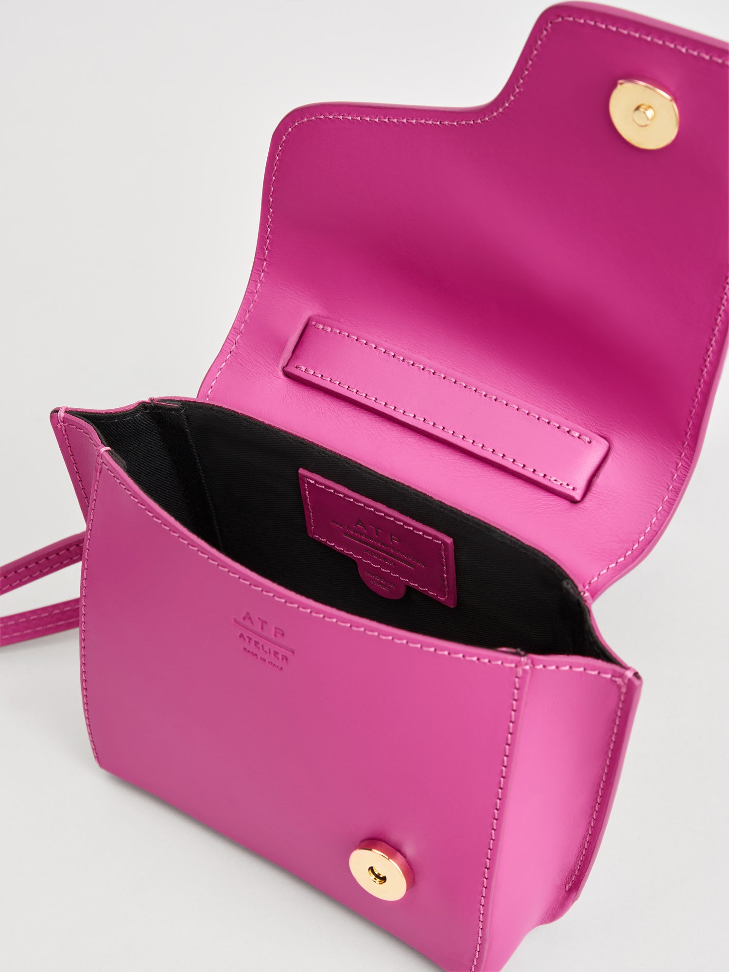 Montalcino Fuxia Leather Mini handbag