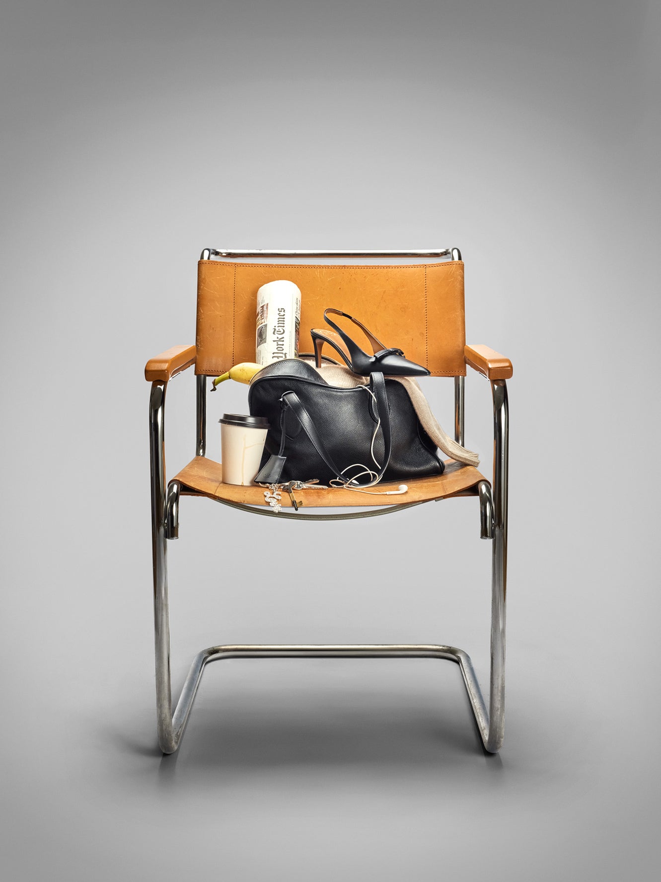 Noale Black Grained Leather Top handle bag – ATP Atelier