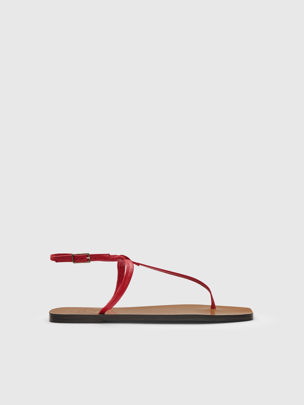 Alassio Melograno Nappa Flat sandals