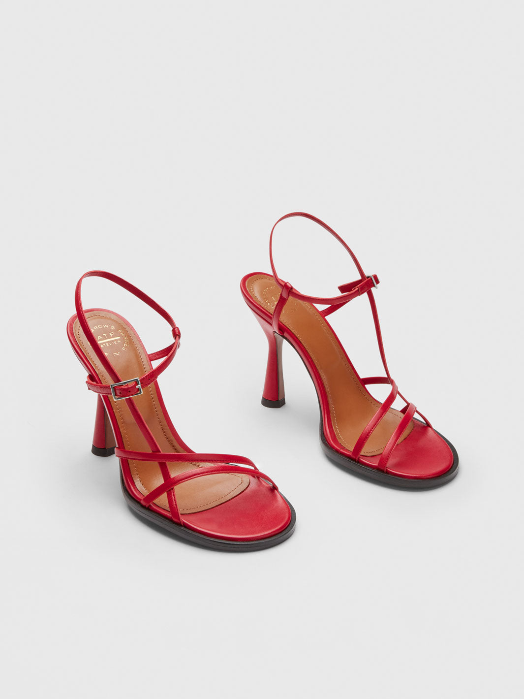 Amalfi Salsa Nappa Strappy heeled sandals
