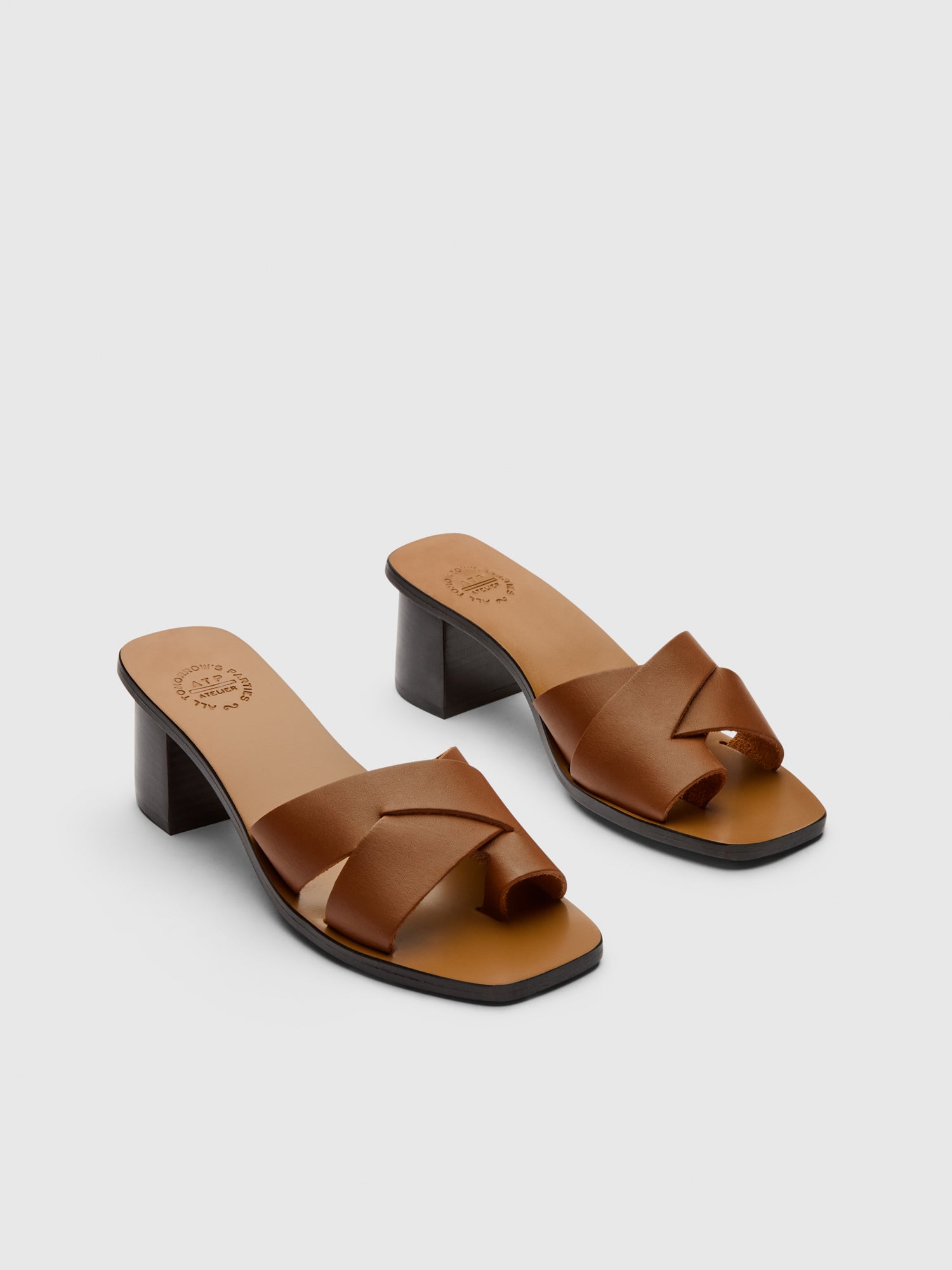 Arcole Cannella Leather Heeled sandals