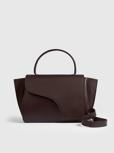 【ATP Atelier】Pienza レザー ラージ トートバッグ/ Walnut Pienza Walnut Leather Large tote Bag | ATP Atelier