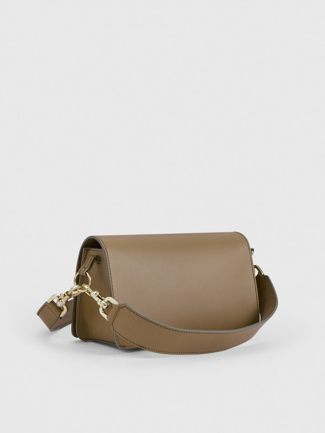 Assisi Moss Leather Shoulder Bag