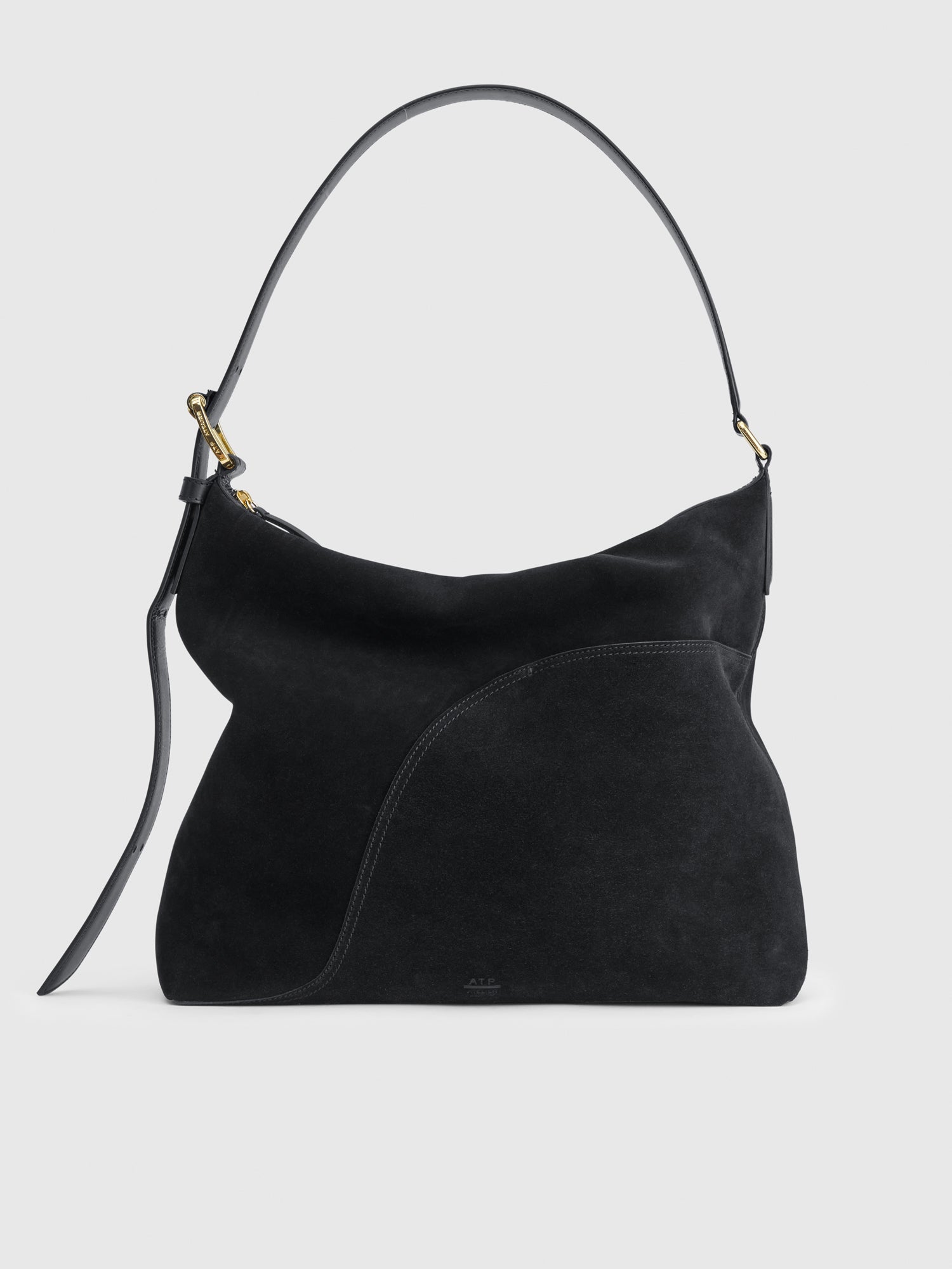 Bassano Black Suede/Leather Tote bag