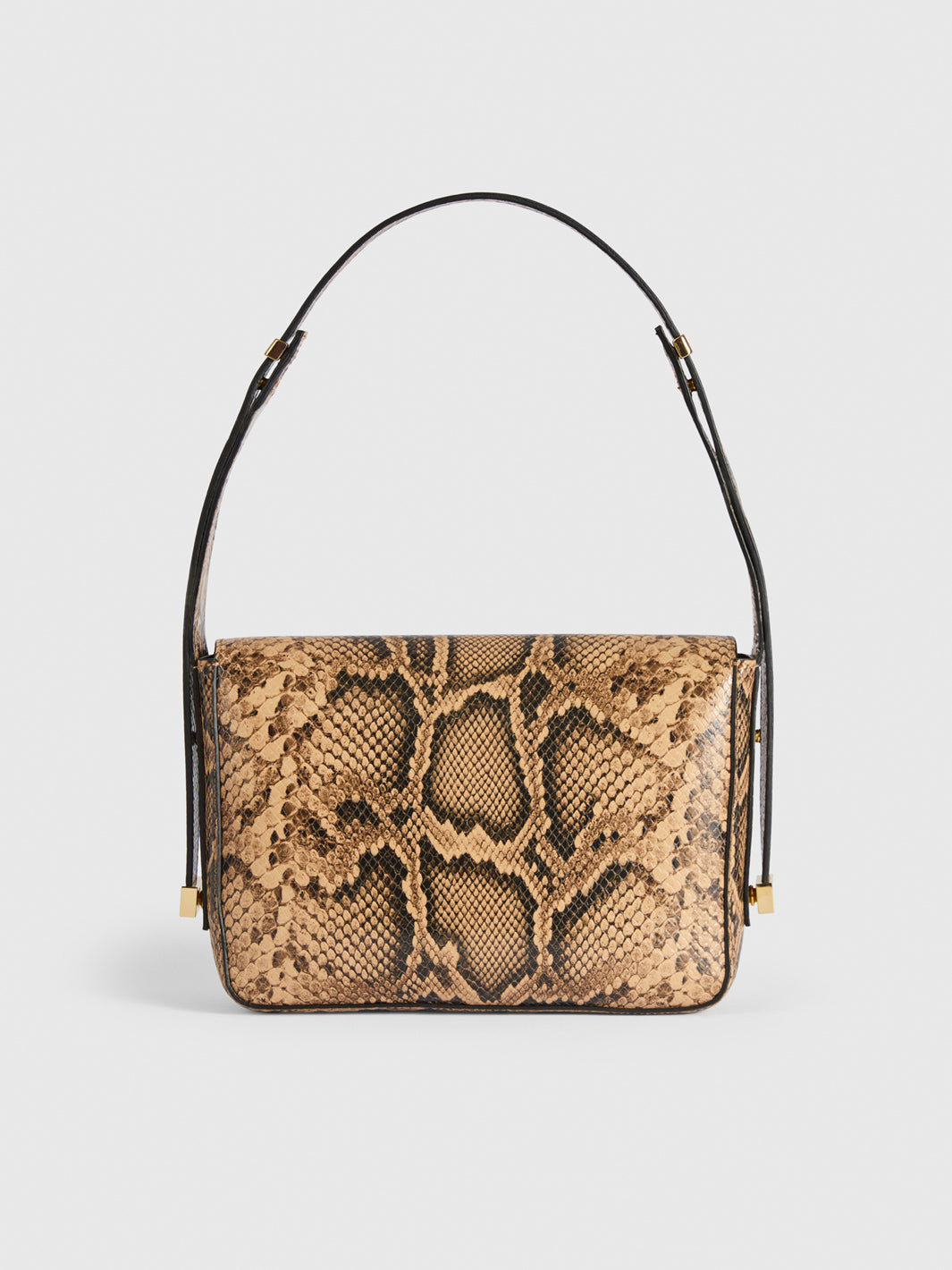 Bolgheri Nocciola Printed Snake Shoulder bag