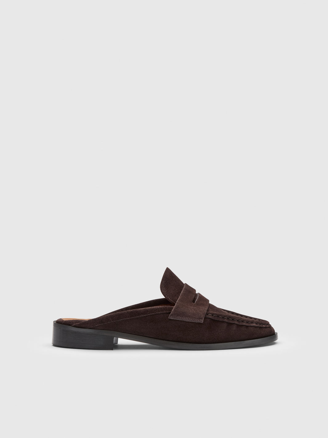 Capriana Walnut Suede Slip-ins