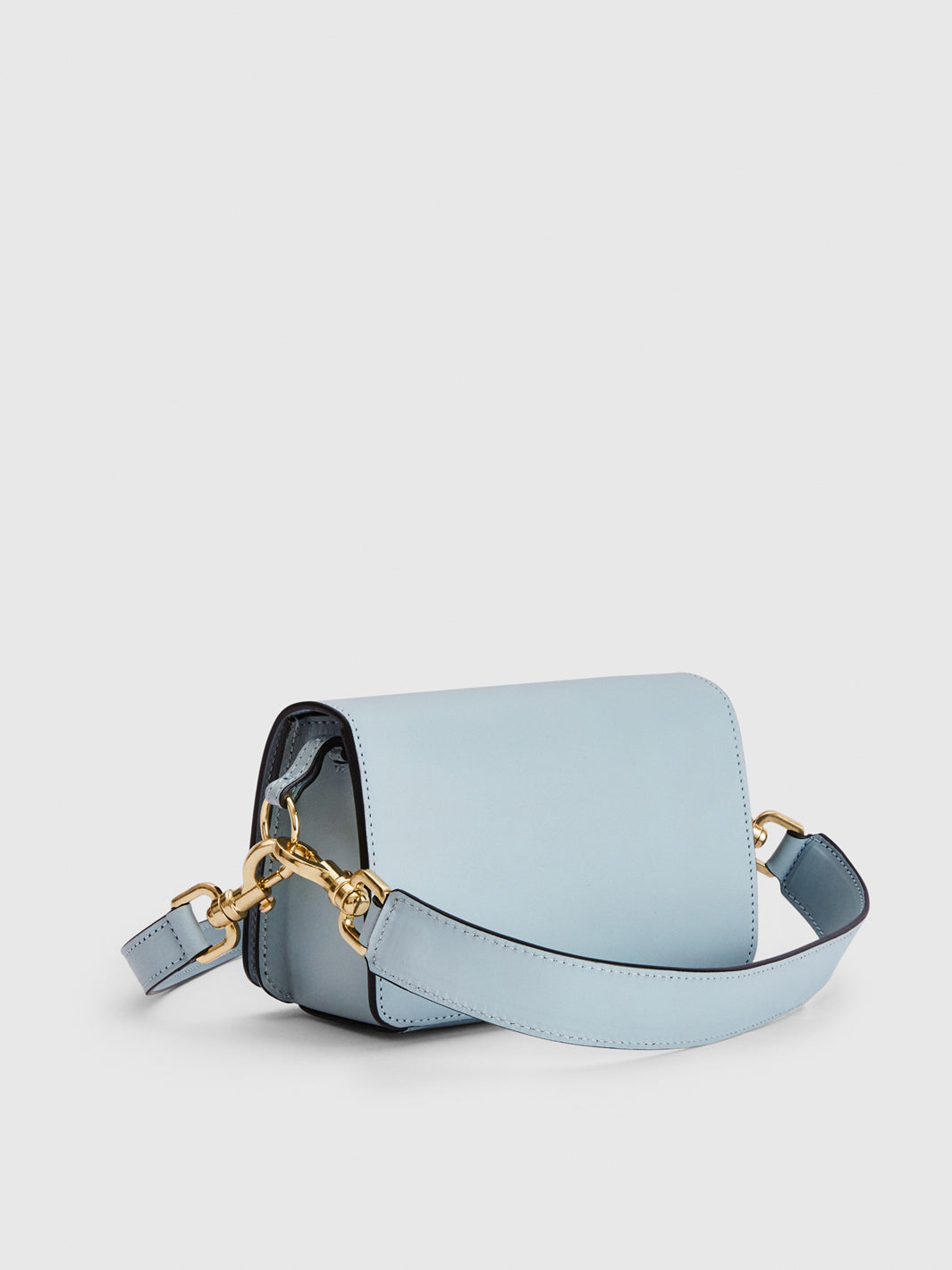 Corsina Pastel Blue Leather Shoulder bag