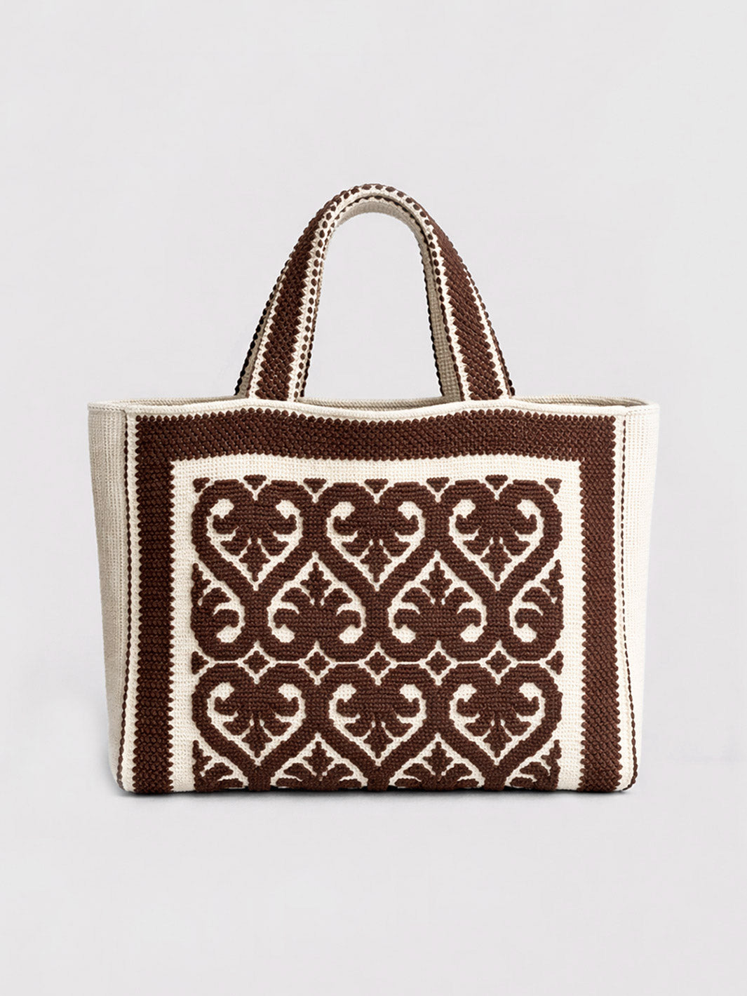 Costantine Walnut Cotton Tote Bag