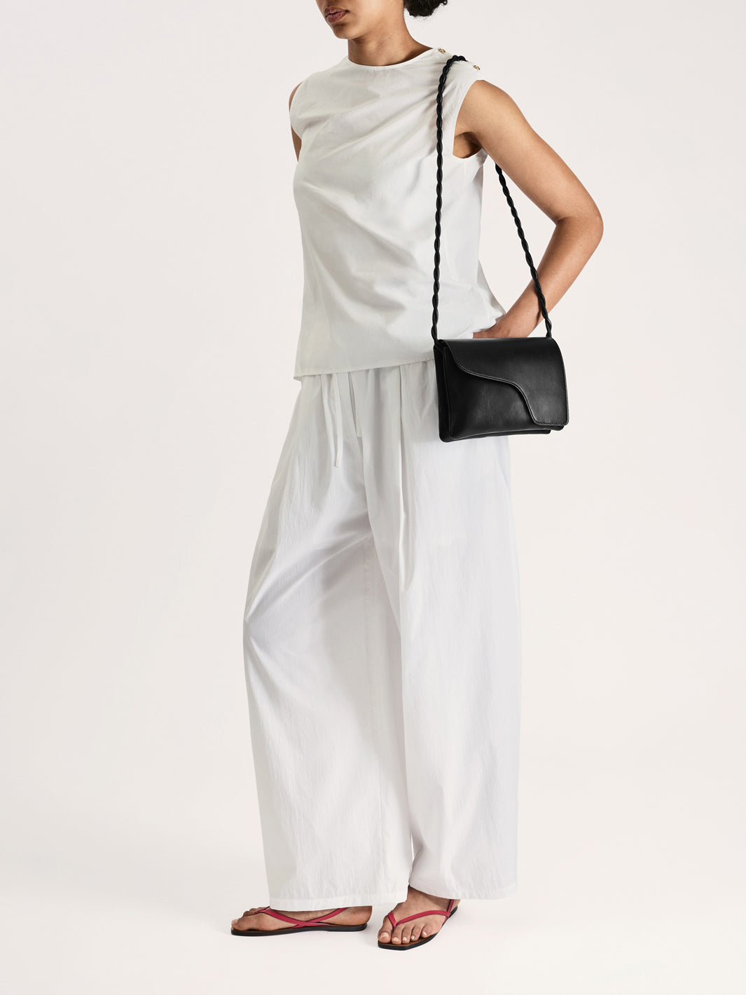 Duronia Black Nappa Mini crossbody bag