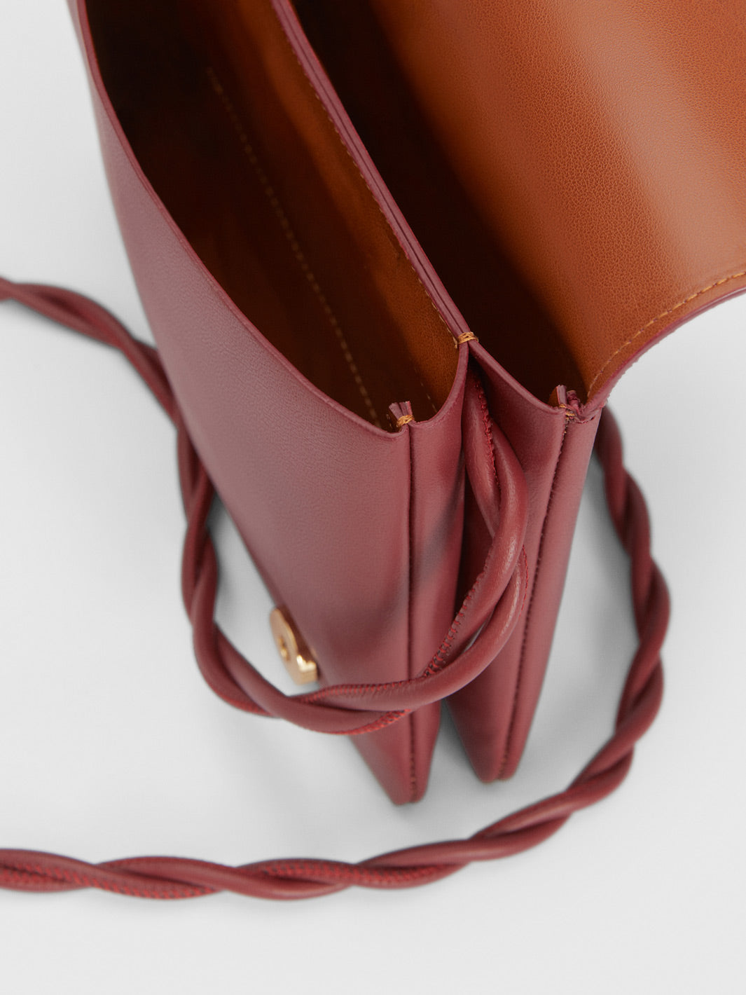 Duronia Merlot Nappa Mini crossbody bag