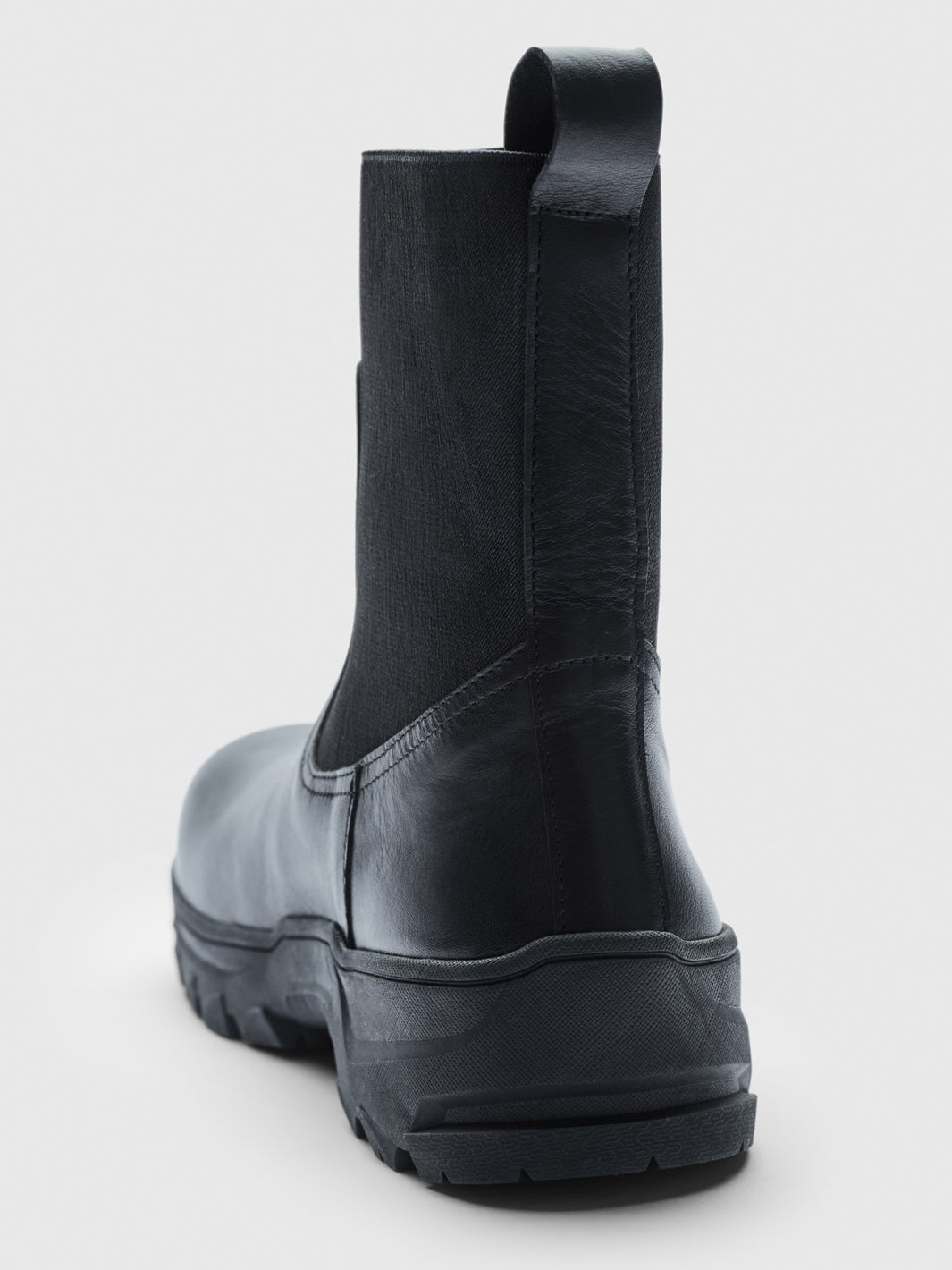 Feltre Black Leather Boots