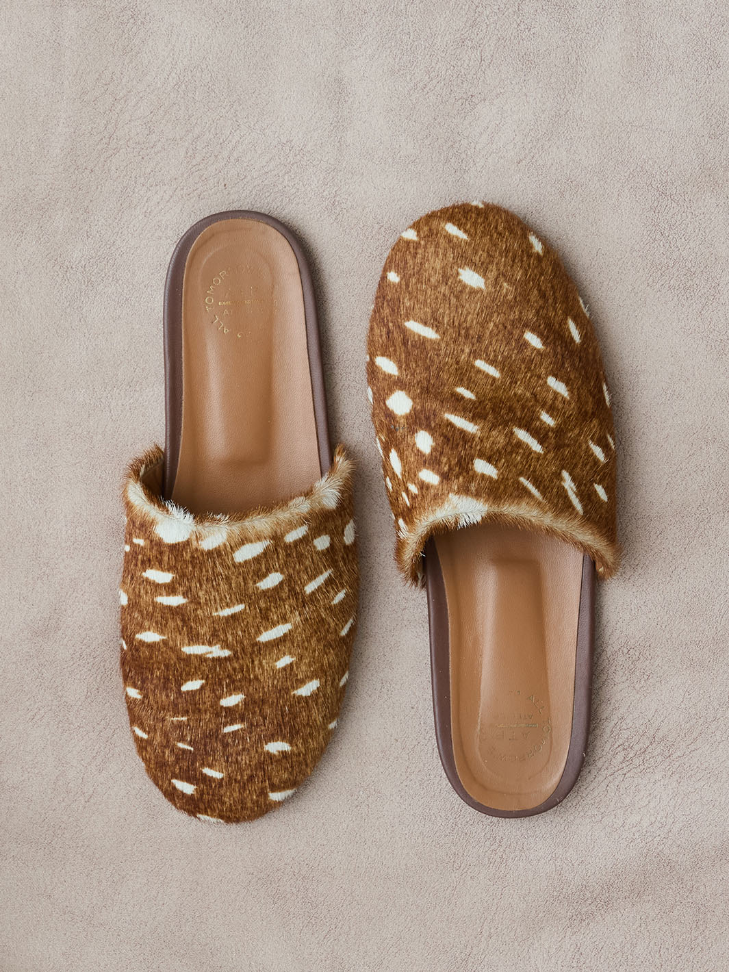 Forcola Cannella Printed Cerbiatto/Nappa Slip-ins