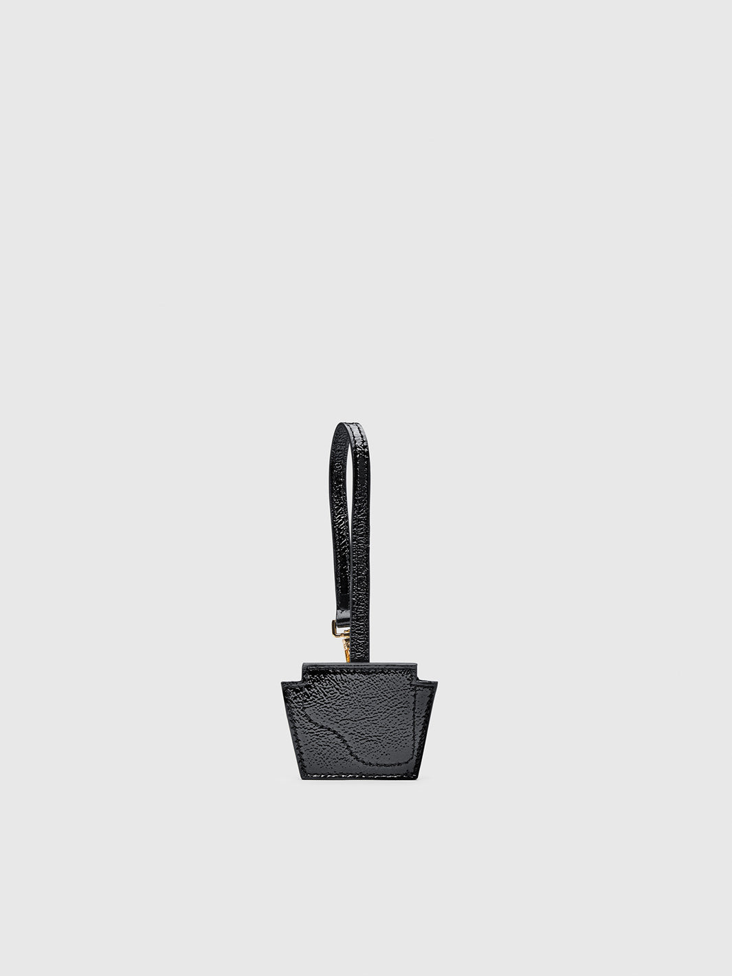Gairo Black Naplak Leather Key chain