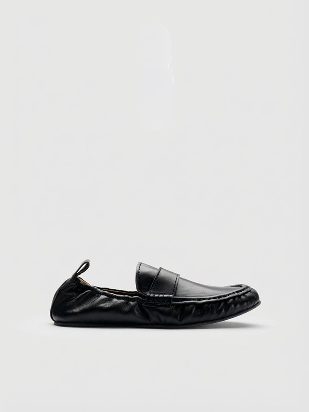 Lauria Black Nappa Slip-ins