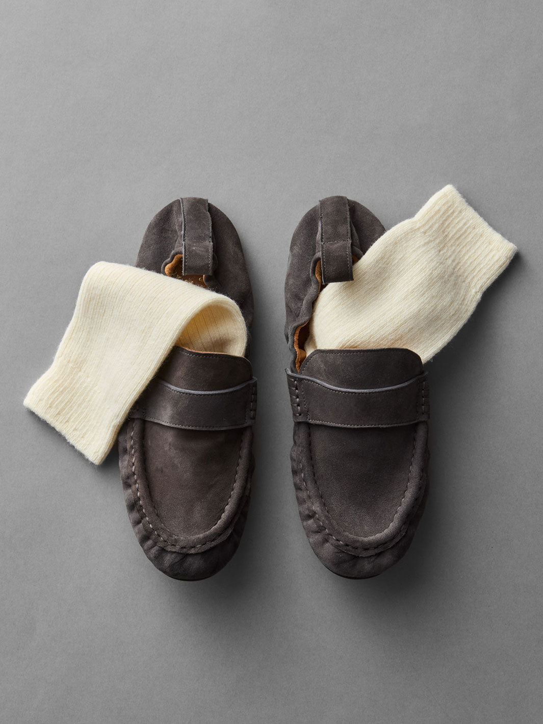Lauria Peltro Suede Slip-ins