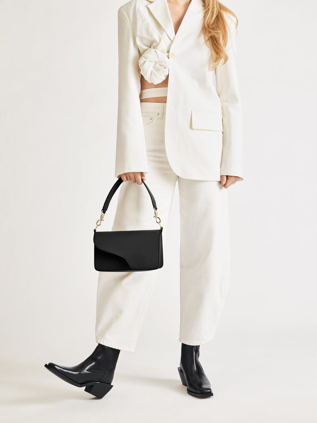 【★大感謝セール】 Bag Shoulder Leather Black Assisi – Atelier ATP バッグ