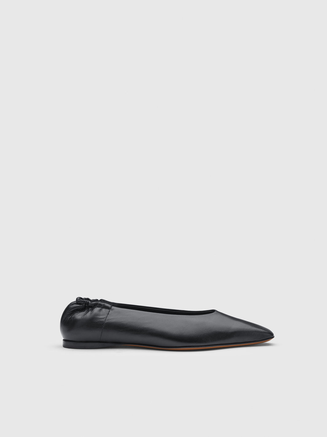 Moena Black Nappa Ballet flats