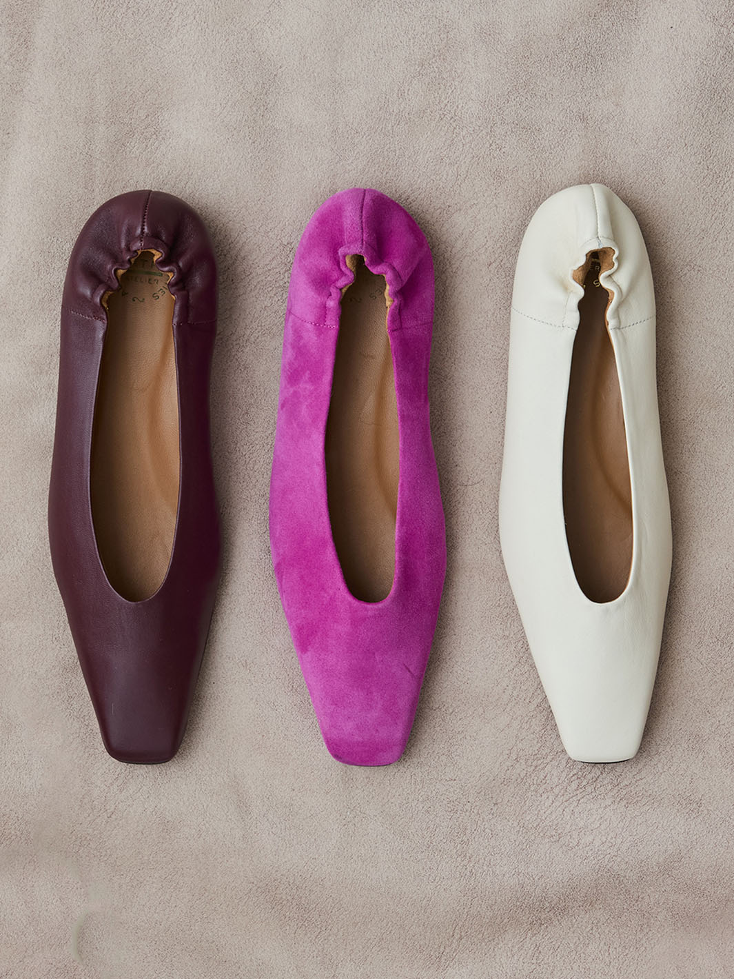 Moena Linen Nappa Ballet flats