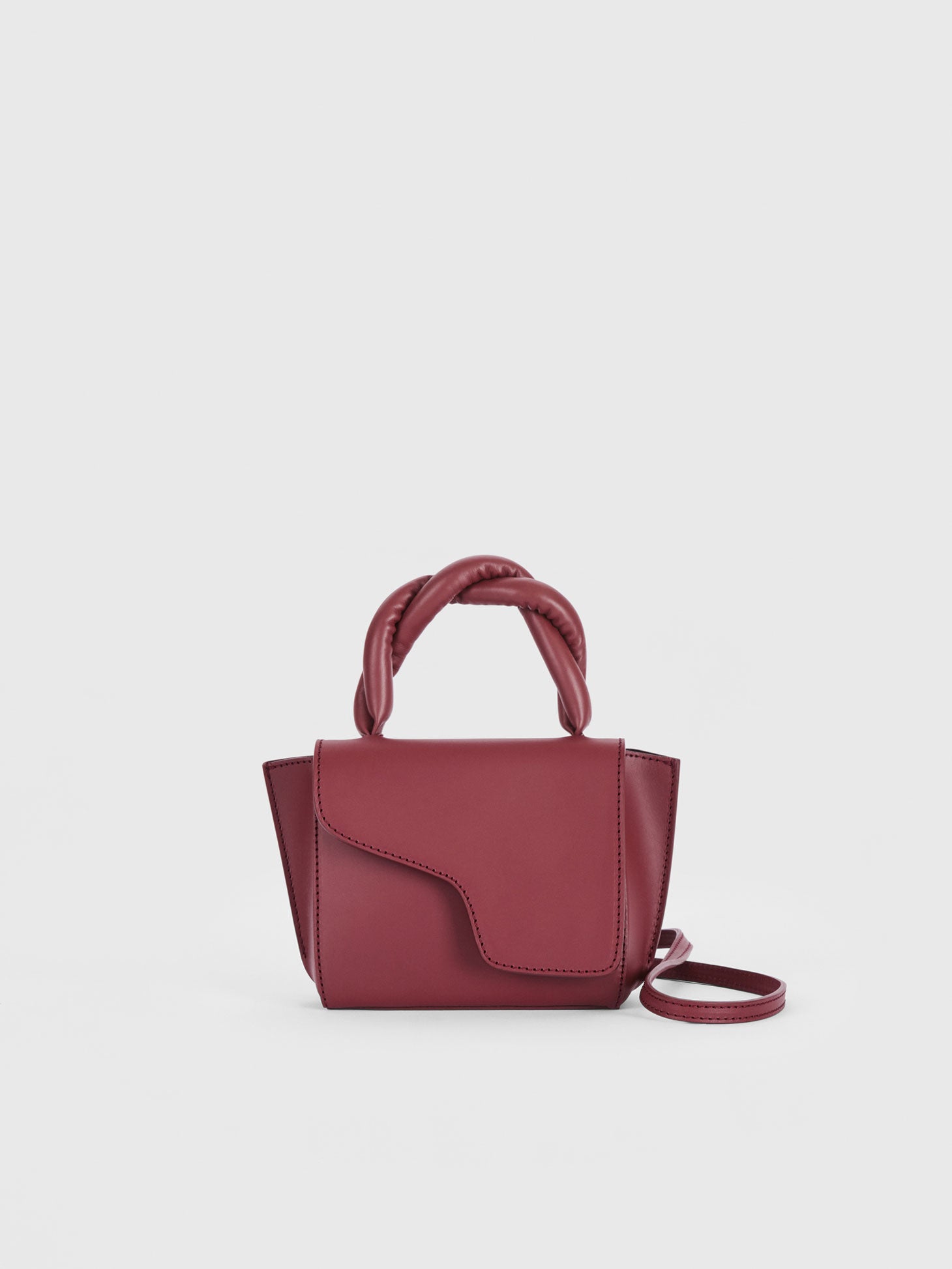 Montalbano Merlot Leather/Nappa Mini handbag